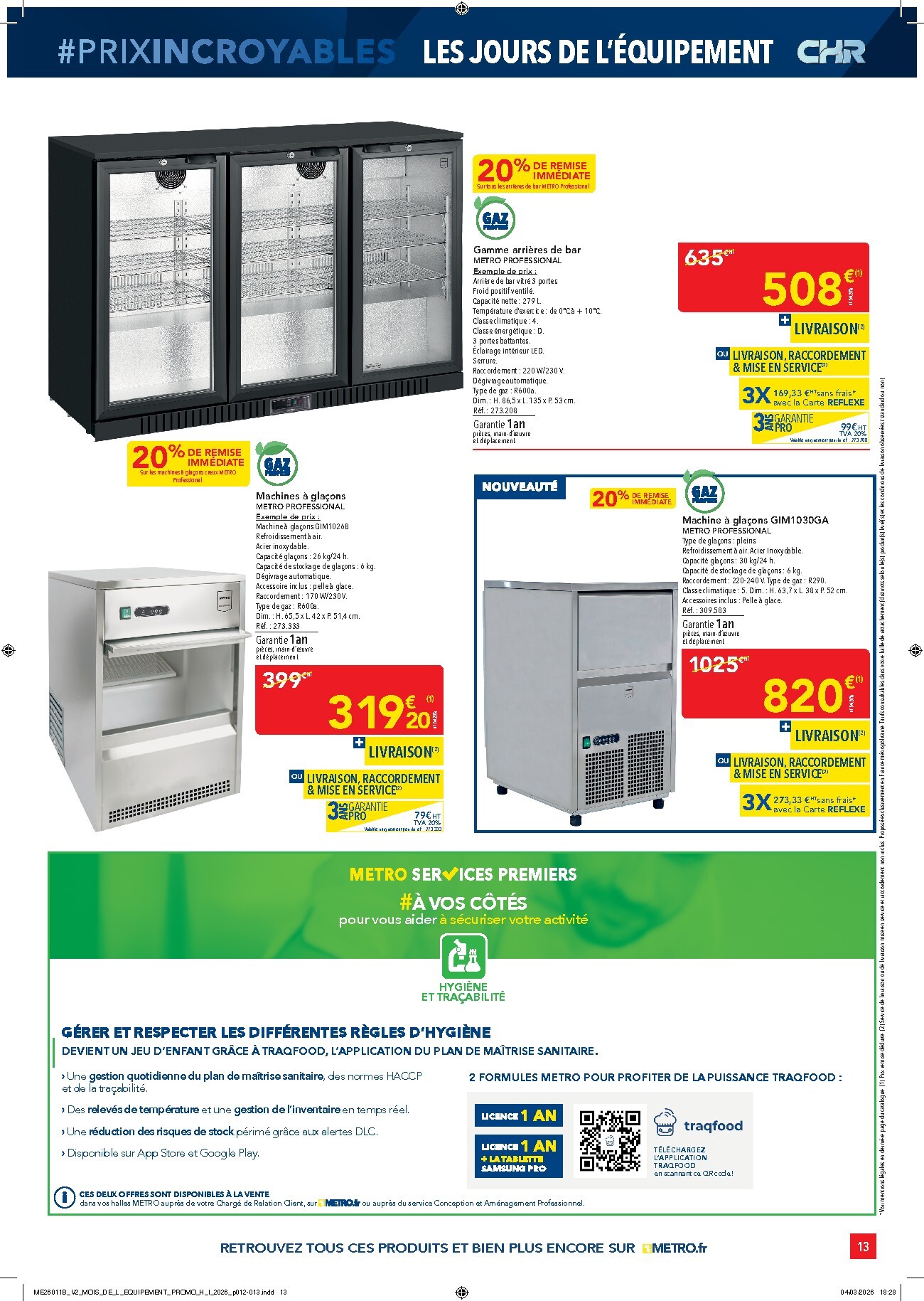 metro - Catalogue Metro - Prix Incroyables CHR valable du 26/03/2026 au 20/05/2026 - page: 13