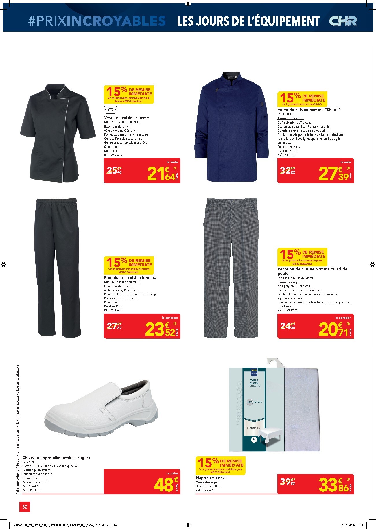 metro - Catalogue Metro - Prix Incroyables CHR valable du 26/03/2026 au 20/05/2026 - page: 30