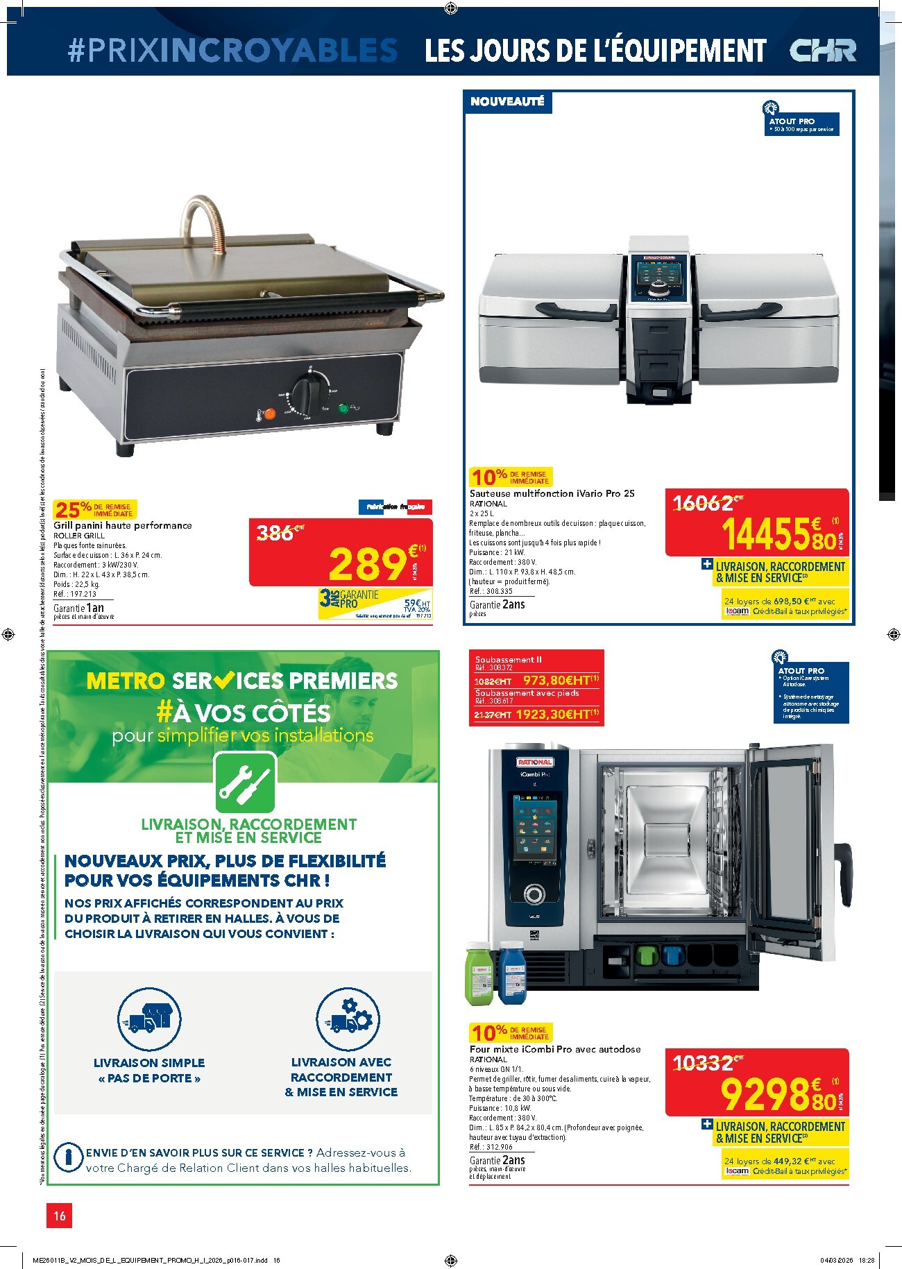metro - Catalogue Metro - Prix Incroyables CHR valable du 26/03/2026 au 20/05/2026 - page: 16