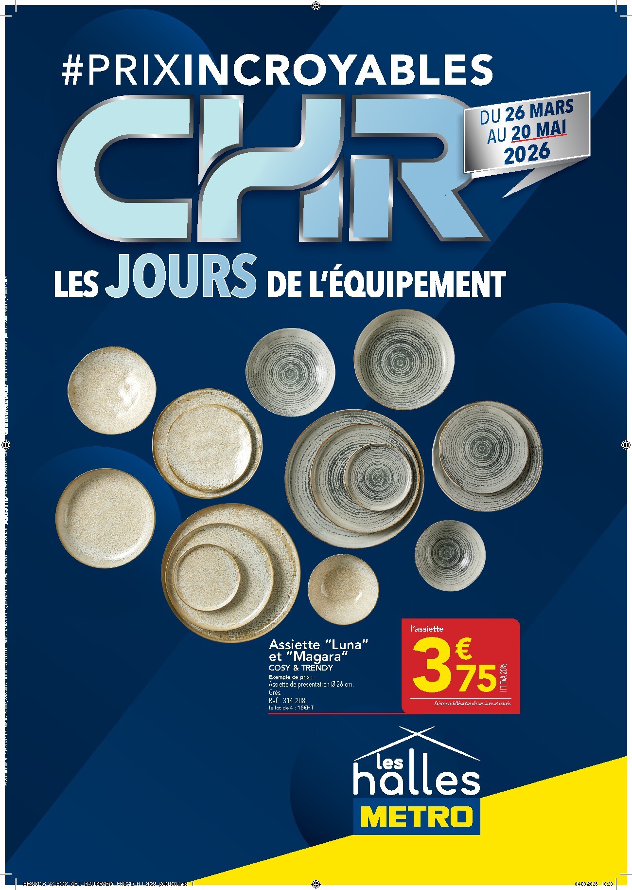 metro - Catalogue Metro - Prix Incroyables CHR valable du 26/03/2026 au 20/05/2026