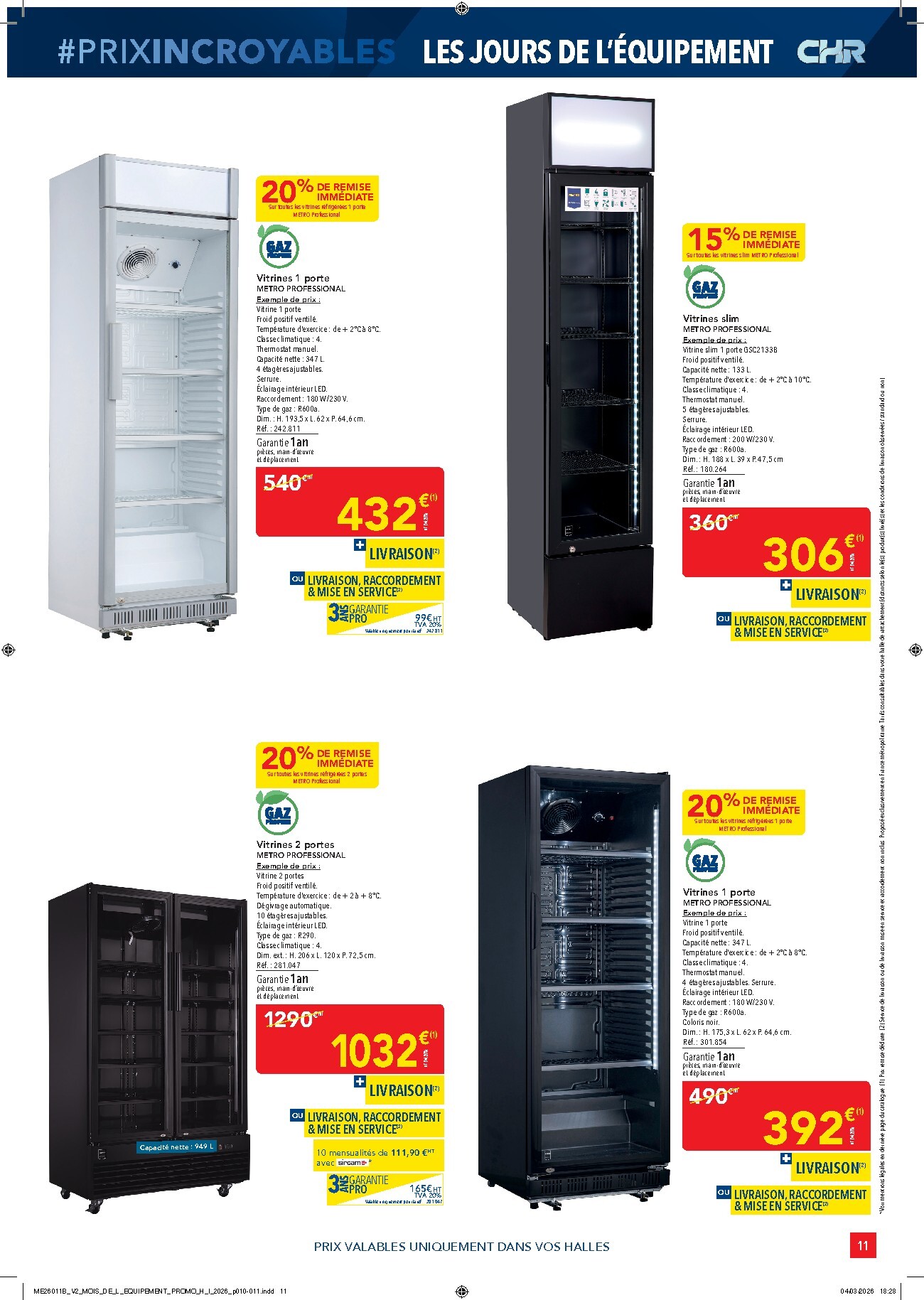 metro - Catalogue Metro - Prix Incroyables CHR valable du 26/03/2026 au 20/05/2026 - page: 11