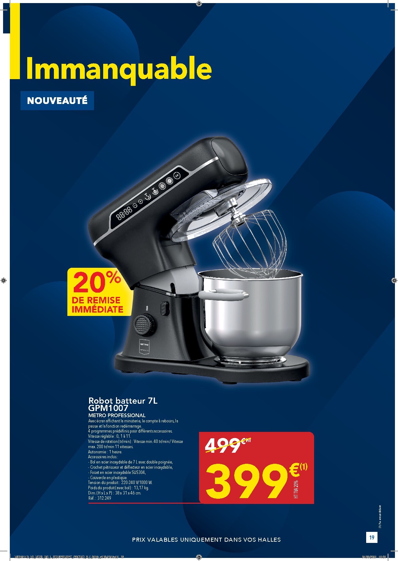 metro - Catalogue Metro - Prix Incroyables CHR valable du 26/03/2026 au 20/05/2026 - page: 19