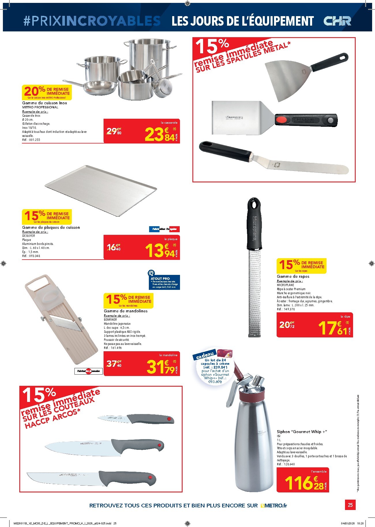metro - Catalogue Metro - Prix Incroyables CHR valable du 26/03/2026 au 20/05/2026 - page: 25