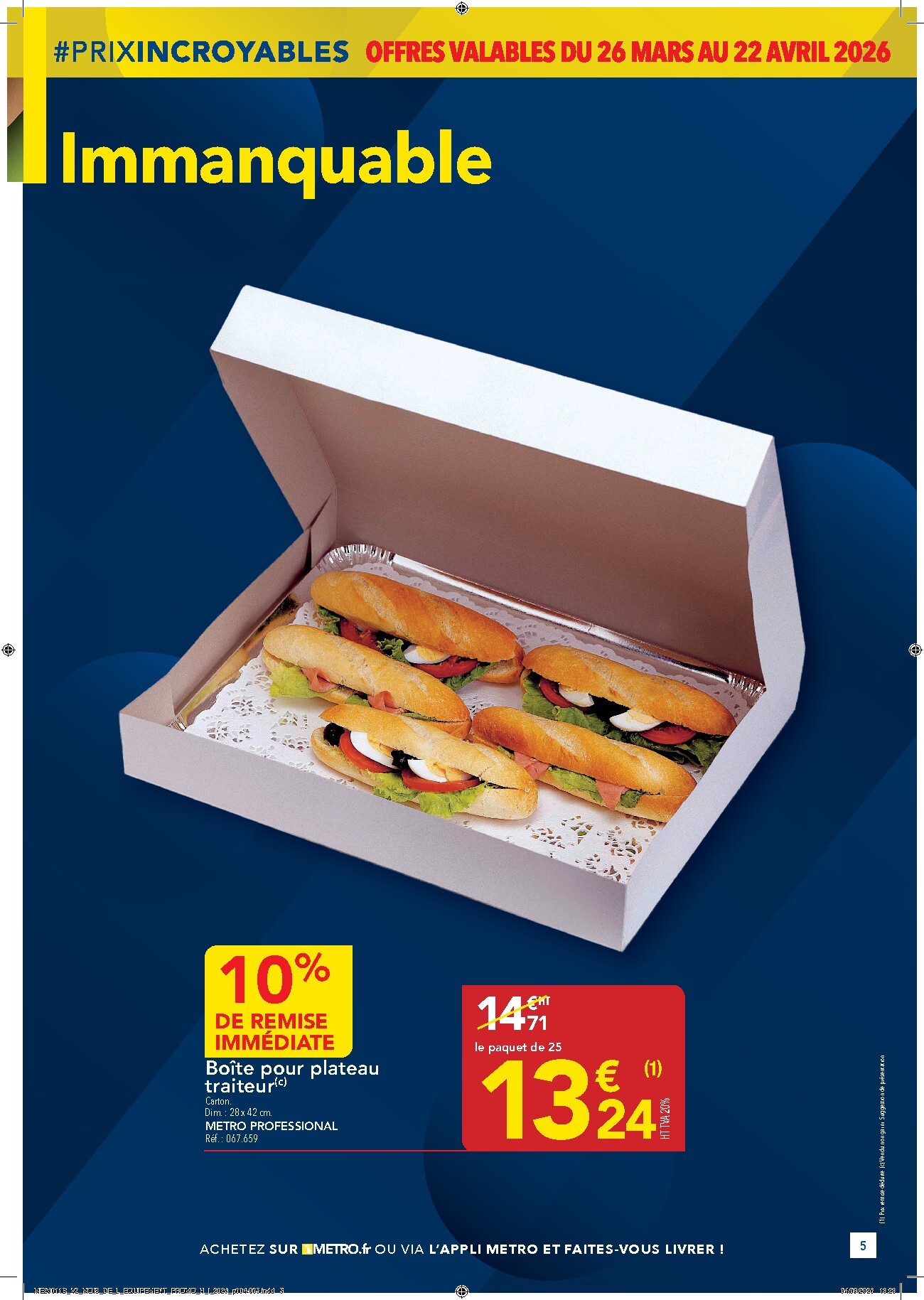 metro - Catalogue Metro - Prix Incroyables CHR valable du 26/03/2026 au 20/05/2026 - page: 5