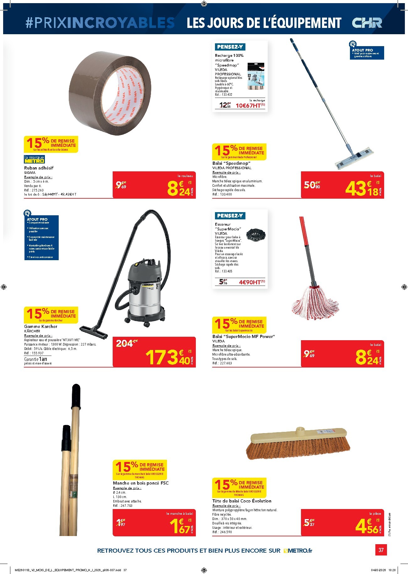 metro - Catalogue Metro - Prix Incroyables CHR valable du 26/03/2026 au 20/05/2026 - page: 37
