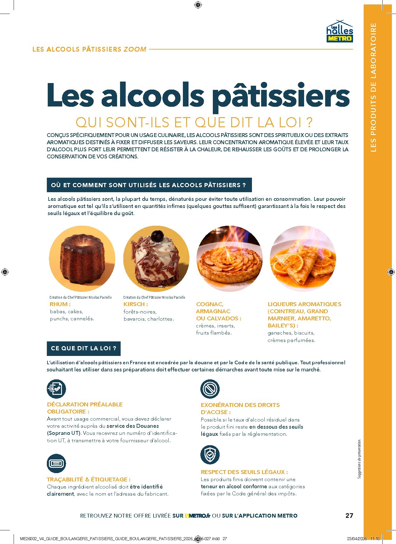 metro - Current Metro - #Boulangers Pâtissiers leaflet valid from de jeudi 30/04/2026 to de jeudi 31/12/2026 - page: 27