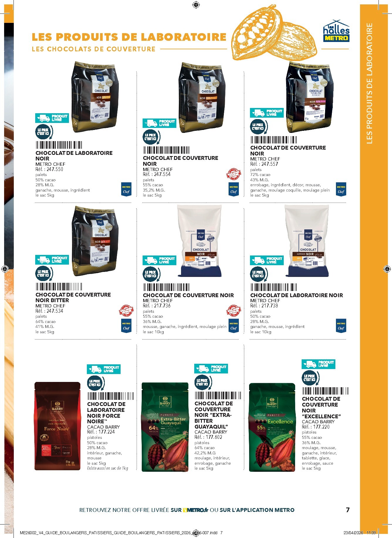 metro - Current Metro - #Boulangers Pâtissiers leaflet valid from de jeudi 30/04/2026 to de jeudi 31/12/2026 - page: 7