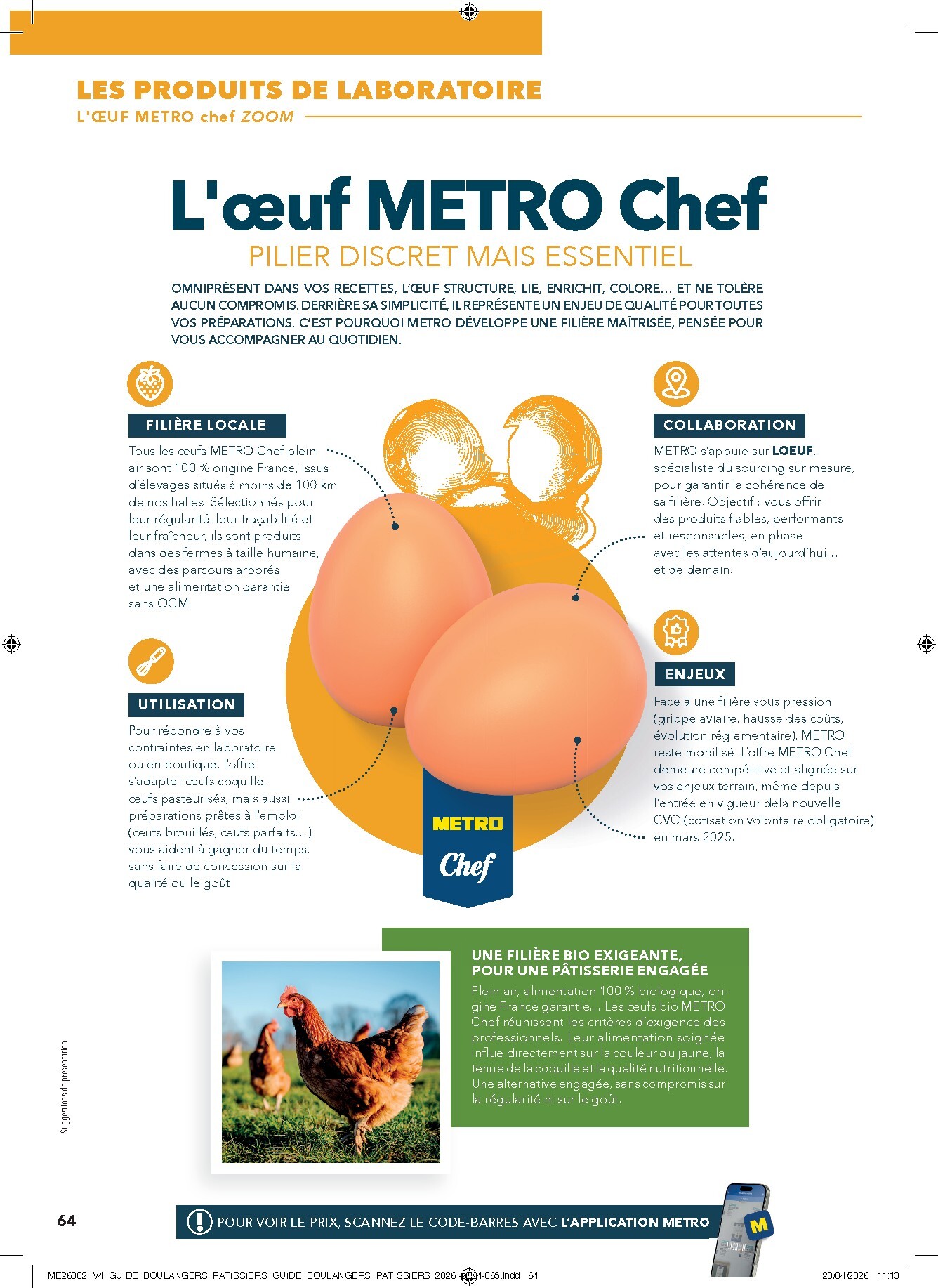 metro - Current Metro - #Boulangers Pâtissiers leaflet valid from de jeudi 30/04/2026 to de jeudi 31/12/2026 - page: 64