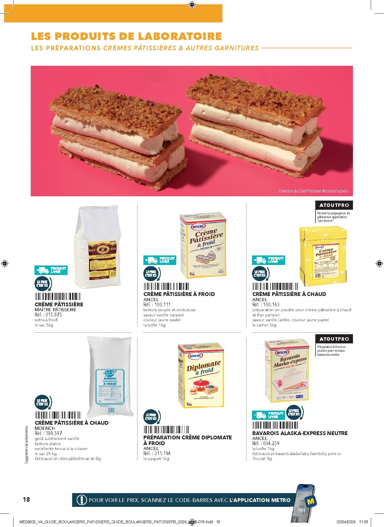 metro - Current Metro - #Boulangers Pâtissiers leaflet valid from de jeudi 30/04/2026 to de jeudi 31/12/2026 - page: 18