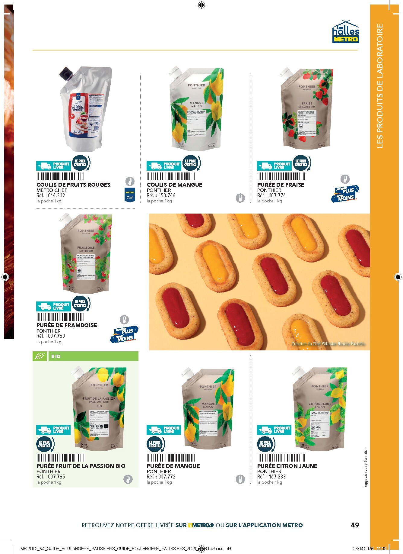 metro - Current Metro - #Boulangers Pâtissiers leaflet valid from de jeudi 30/04/2026 to de jeudi 31/12/2026 - page: 49