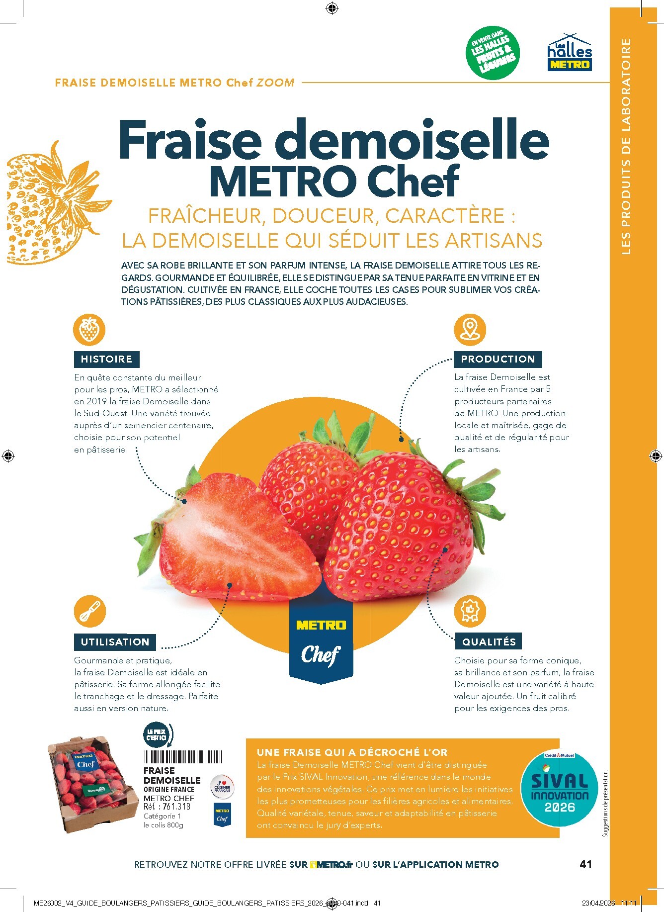 metro - Current Metro - #Boulangers Pâtissiers leaflet valid from de jeudi 30/04/2026 to de jeudi 31/12/2026 - page: 41