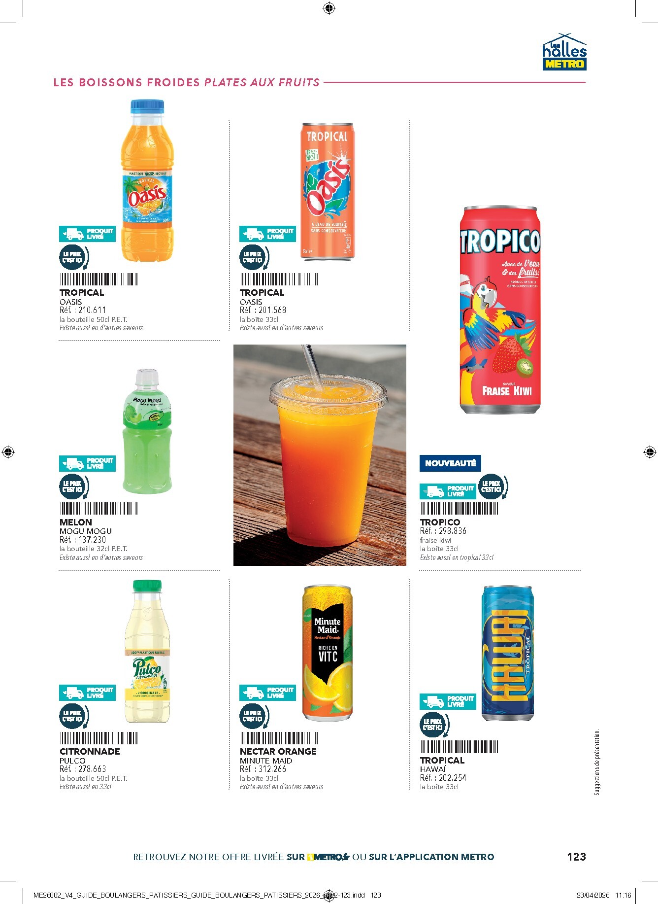 metro - Current Metro - #Boulangers Pâtissiers leaflet valid from de jeudi 30/04/2026 to de jeudi 31/12/2026 - page: 123