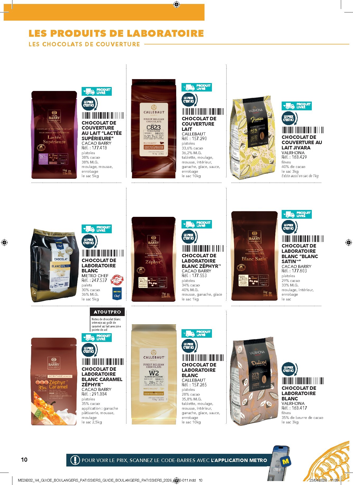 metro - Current Metro - #Boulangers Pâtissiers leaflet valid from de jeudi 30/04/2026 to de jeudi 31/12/2026 - page: 10