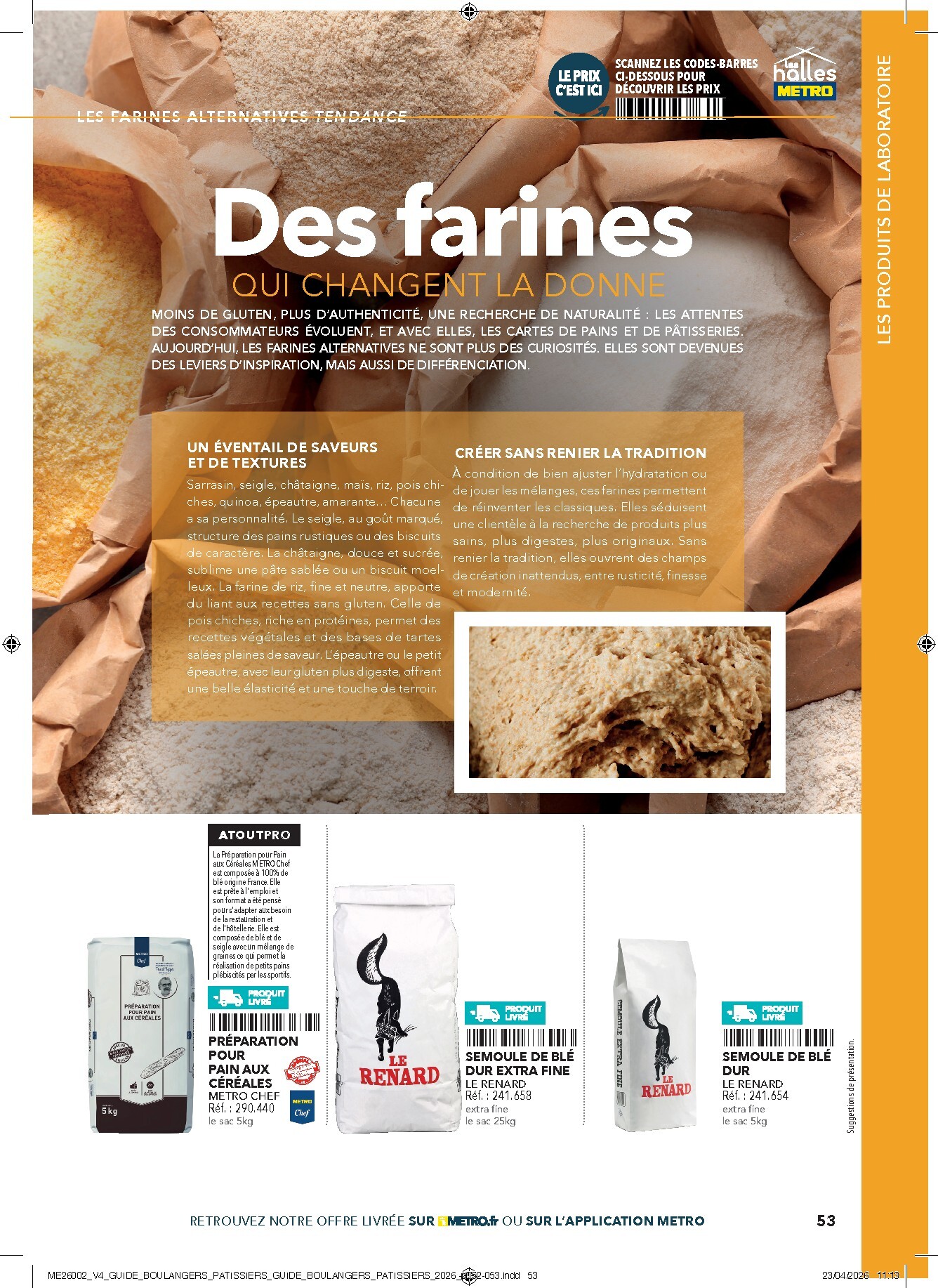 metro - Current Metro - #Boulangers Pâtissiers leaflet valid from de jeudi 30/04/2026 to de jeudi 31/12/2026 - page: 53