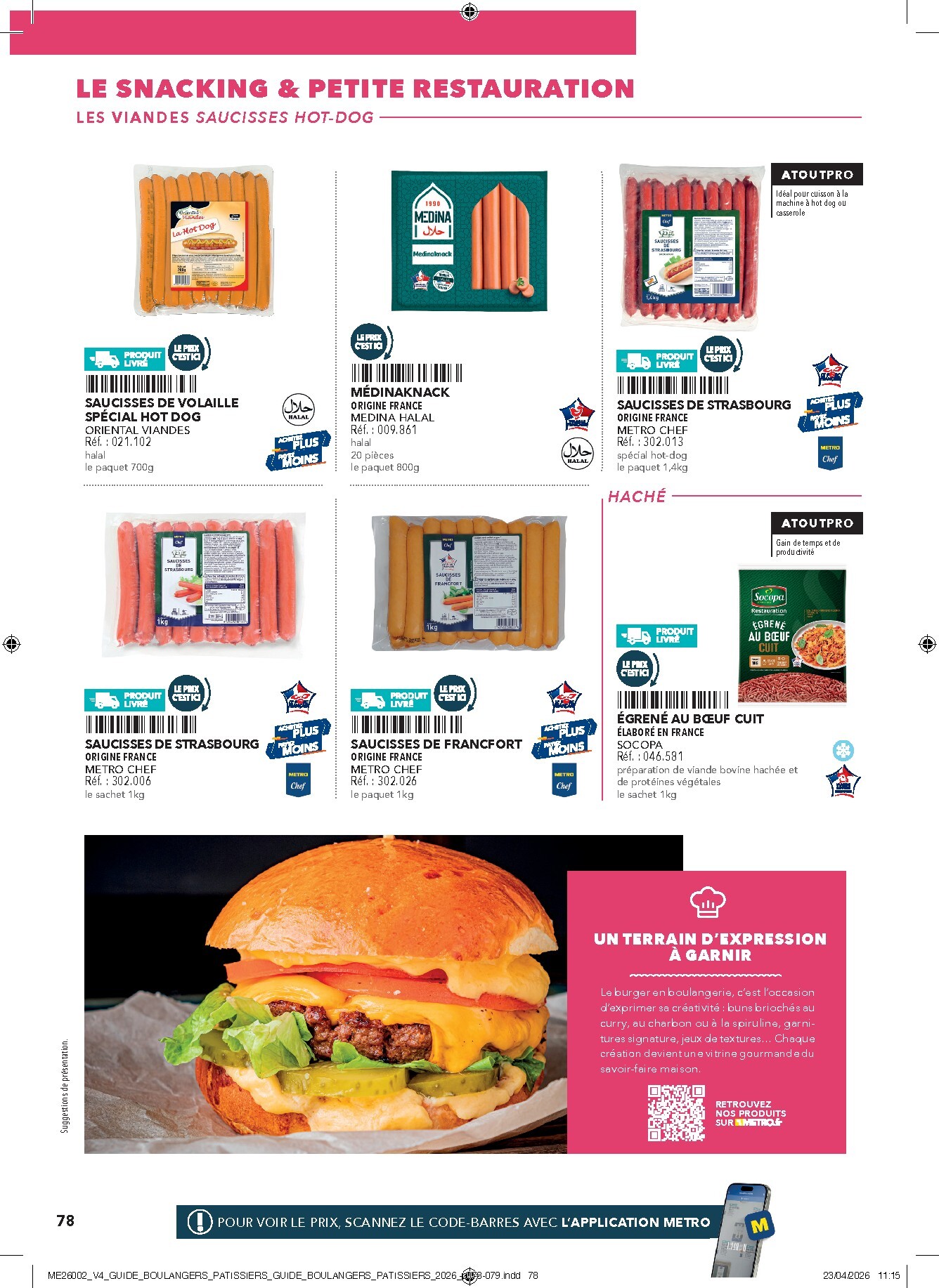 metro - Current Metro - #Boulangers Pâtissiers leaflet valid from de jeudi 30/04/2026 to de jeudi 31/12/2026 - page: 78