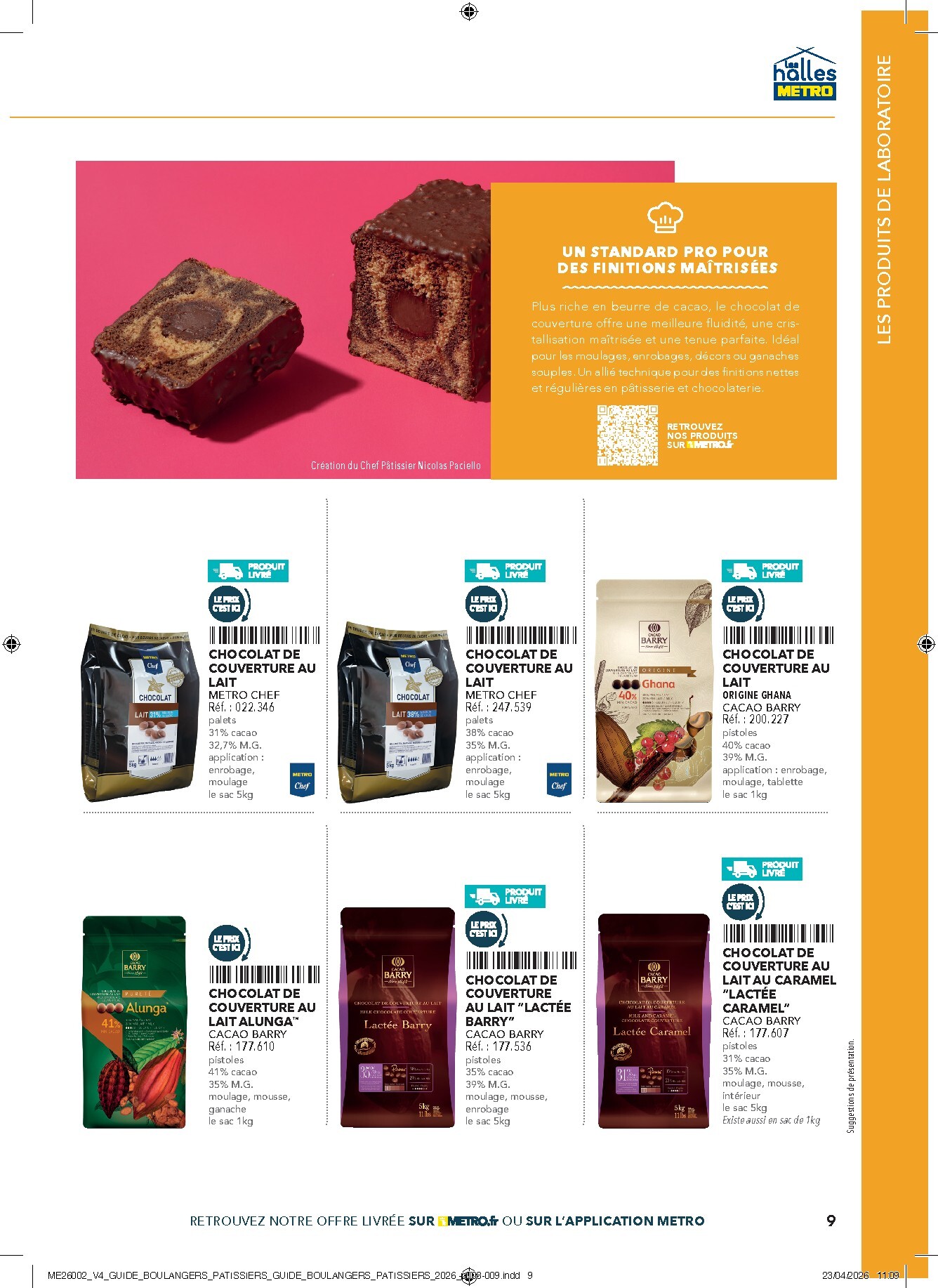 metro - Current Metro - #Boulangers Pâtissiers leaflet valid from de jeudi 30/04/2026 to de jeudi 31/12/2026 - page: 9