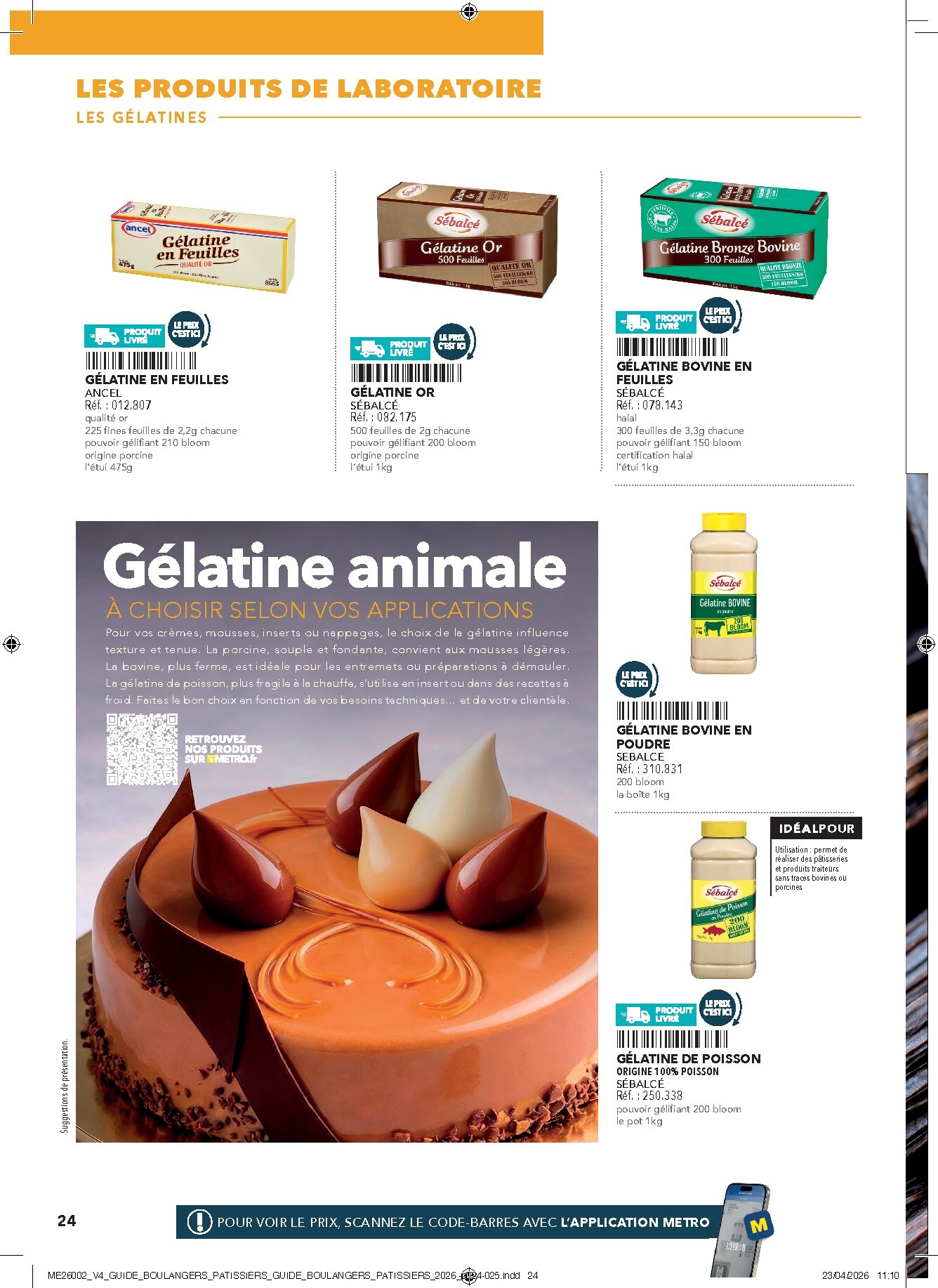 metro - Current Metro - #Boulangers Pâtissiers leaflet valid from de jeudi 30/04/2026 to de jeudi 31/12/2026 - page: 24