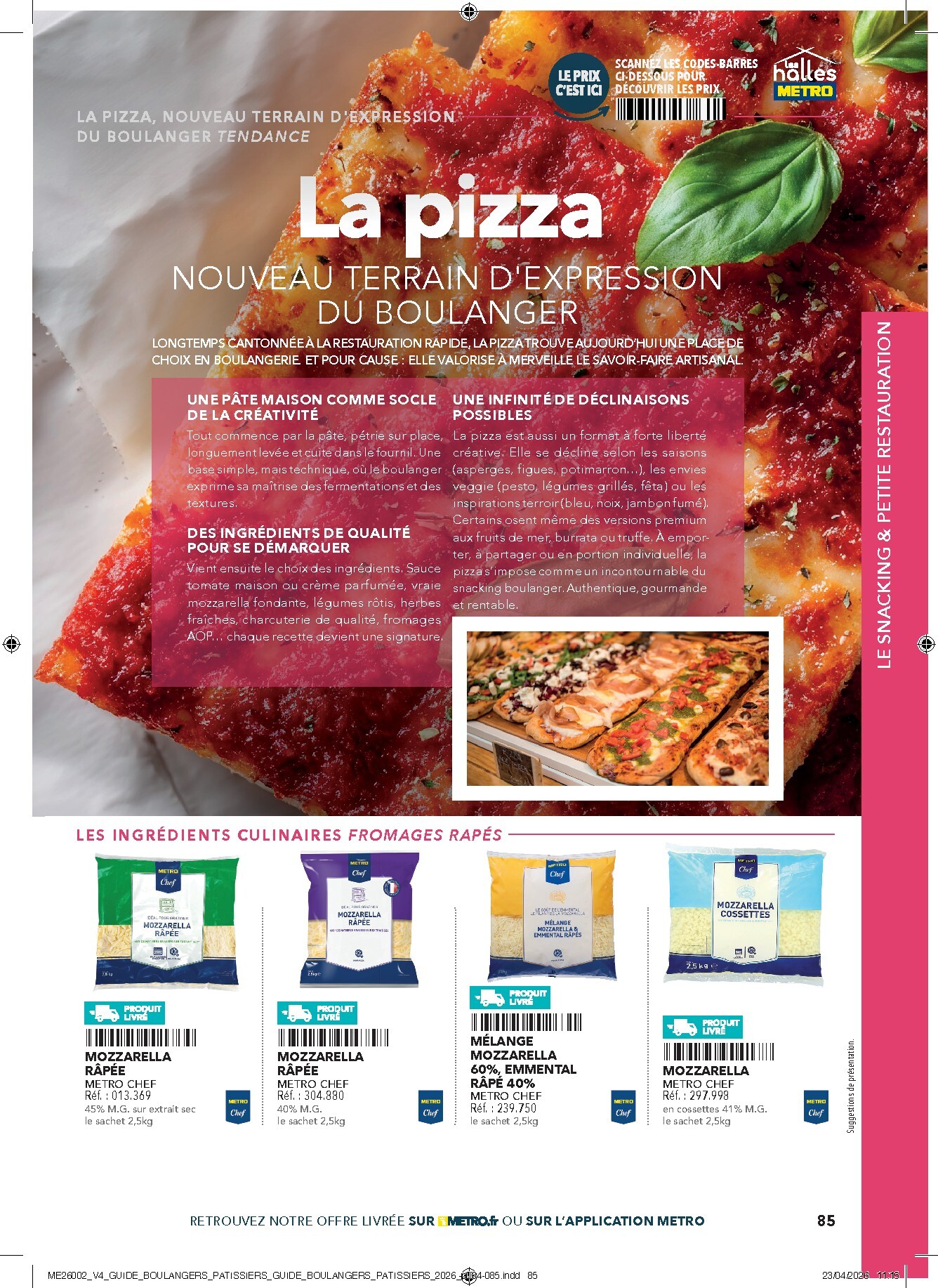 metro - Current Metro - #Boulangers Pâtissiers leaflet valid from de jeudi 30/04/2026 to de jeudi 31/12/2026 - page: 85