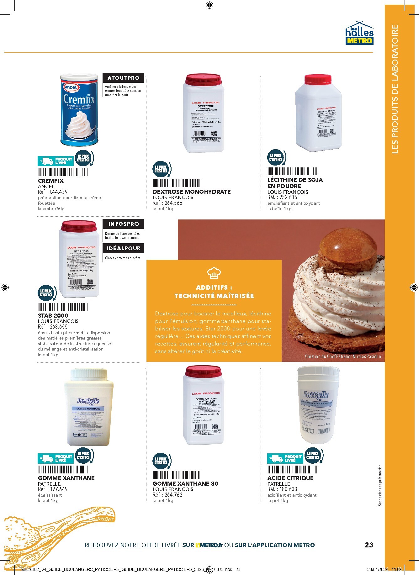 metro - Current Metro - #Boulangers Pâtissiers leaflet valid from de jeudi 30/04/2026 to de jeudi 31/12/2026 - page: 23