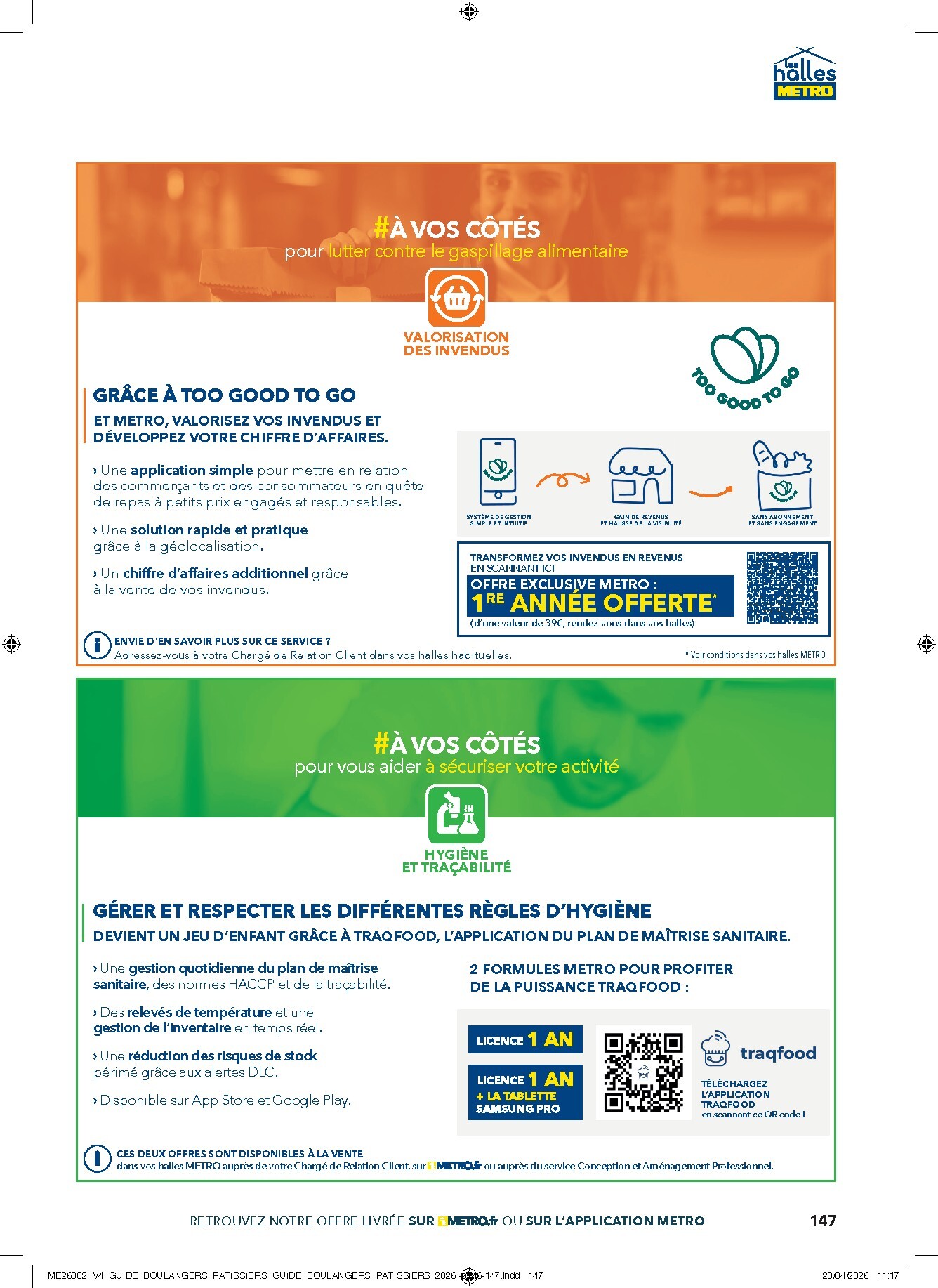 metro - Current Metro - #Boulangers Pâtissiers leaflet valid from de jeudi 30/04/2026 to de jeudi 31/12/2026 - page: 147
