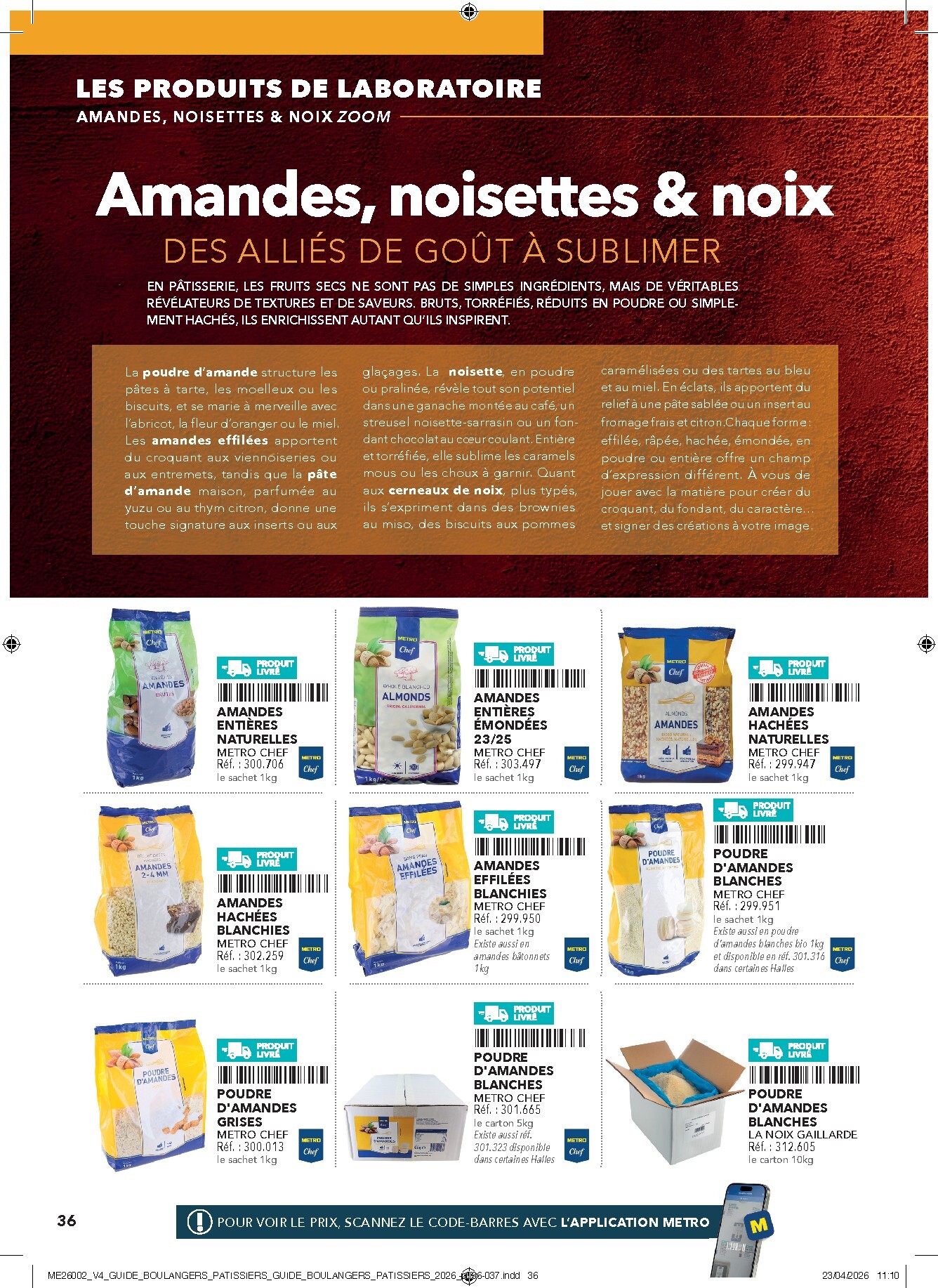 metro - Current Metro - #Boulangers Pâtissiers leaflet valid from de jeudi 30/04/2026 to de jeudi 31/12/2026 - page: 36