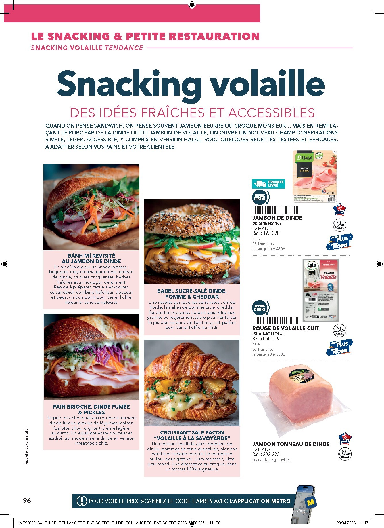 metro - Current Metro - #Boulangers Pâtissiers leaflet valid from de jeudi 30/04/2026 to de jeudi 31/12/2026 - page: 96