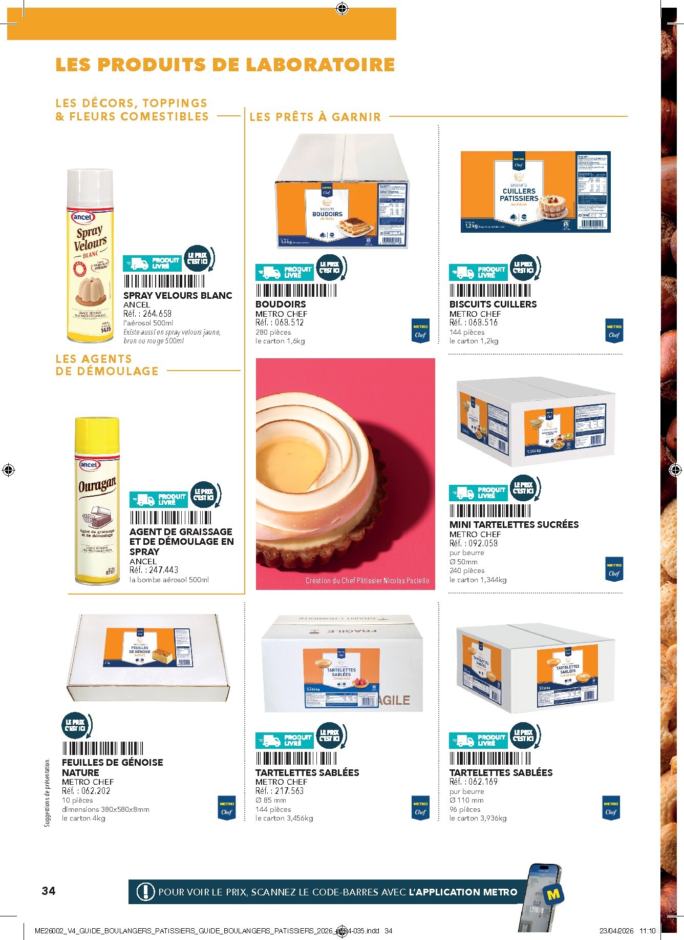 metro - Current Metro - #Boulangers Pâtissiers leaflet valid from de jeudi 30/04/2026 to de jeudi 31/12/2026 - page: 34