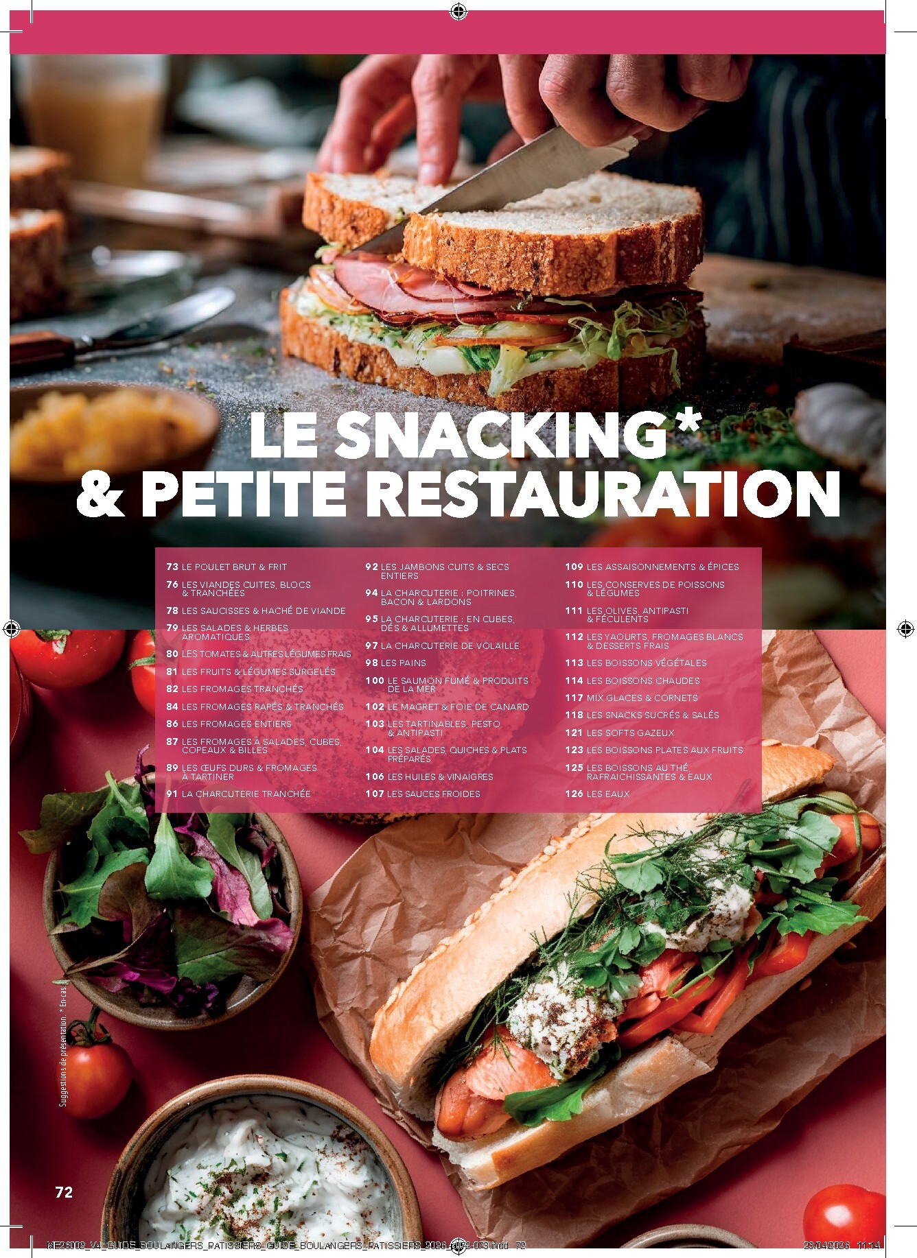metro - Current Metro - #Boulangers Pâtissiers leaflet valid from de jeudi 30/04/2026 to de jeudi 31/12/2026 - page: 72