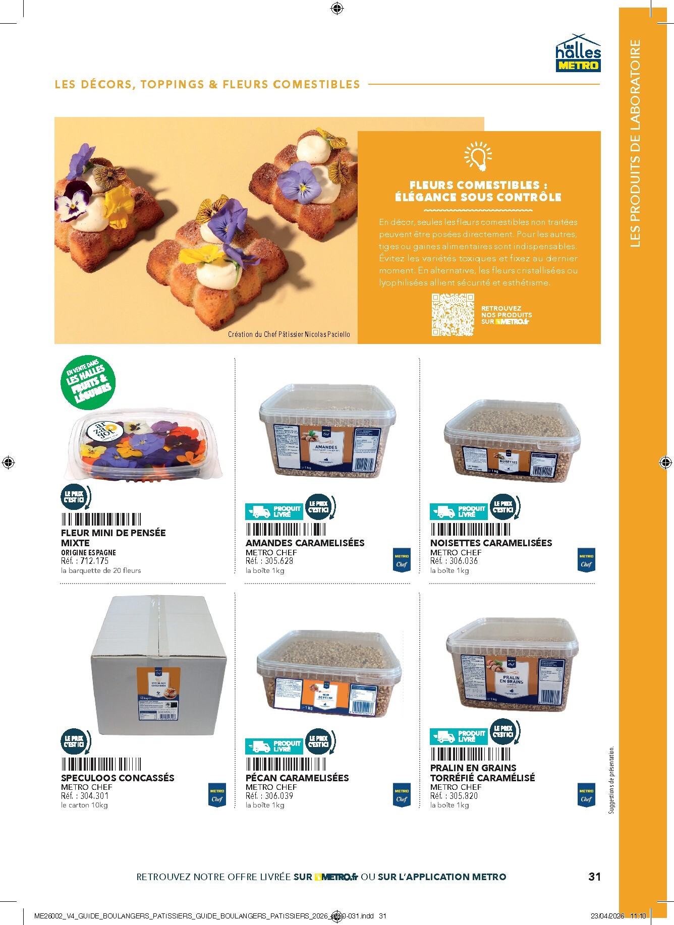 metro - Current Metro - #Boulangers Pâtissiers leaflet valid from de jeudi 30/04/2026 to de jeudi 31/12/2026 - page: 31