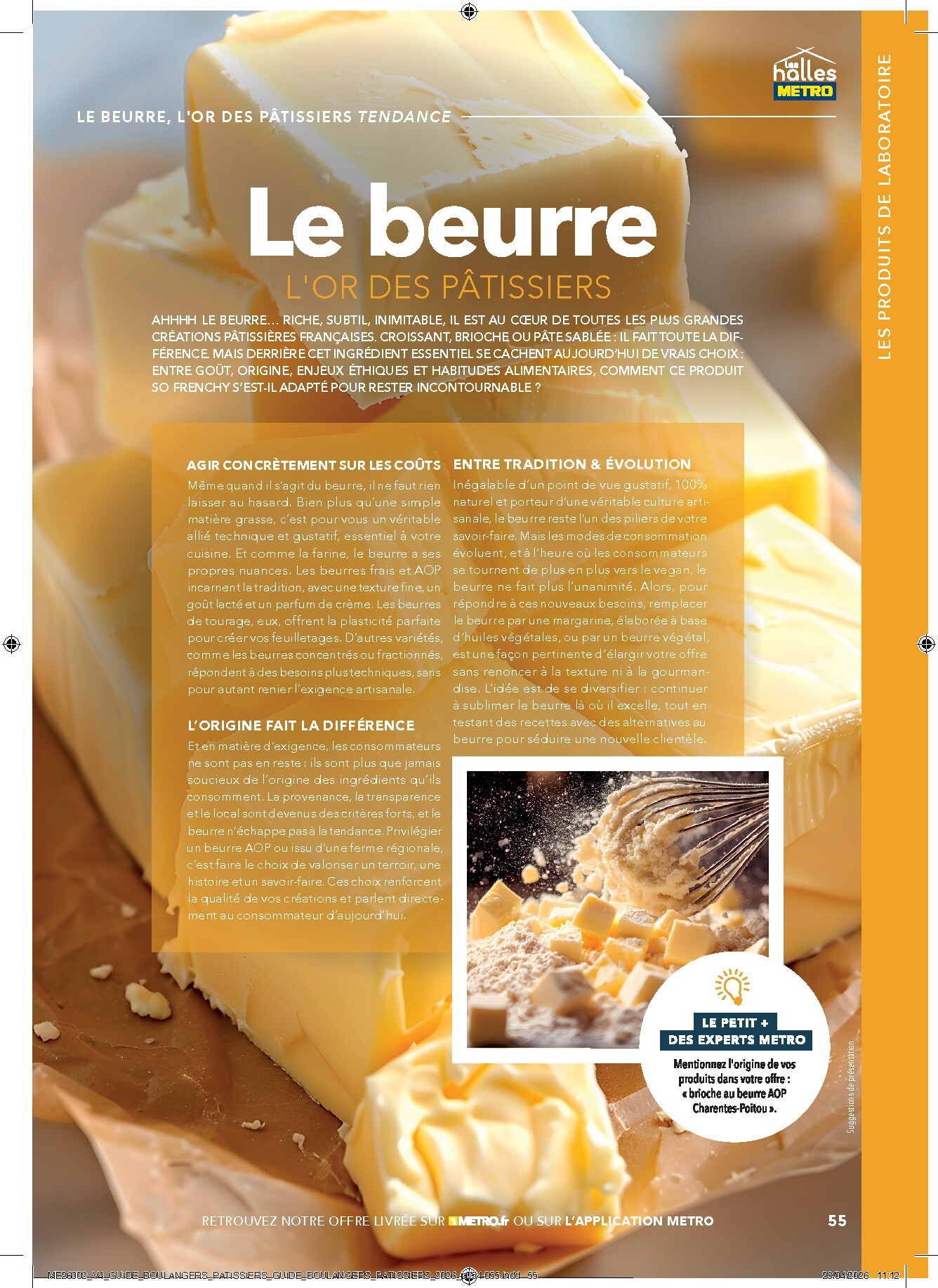 metro - Current Metro - #Boulangers Pâtissiers leaflet valid from de jeudi 30/04/2026 to de jeudi 31/12/2026 - page: 55