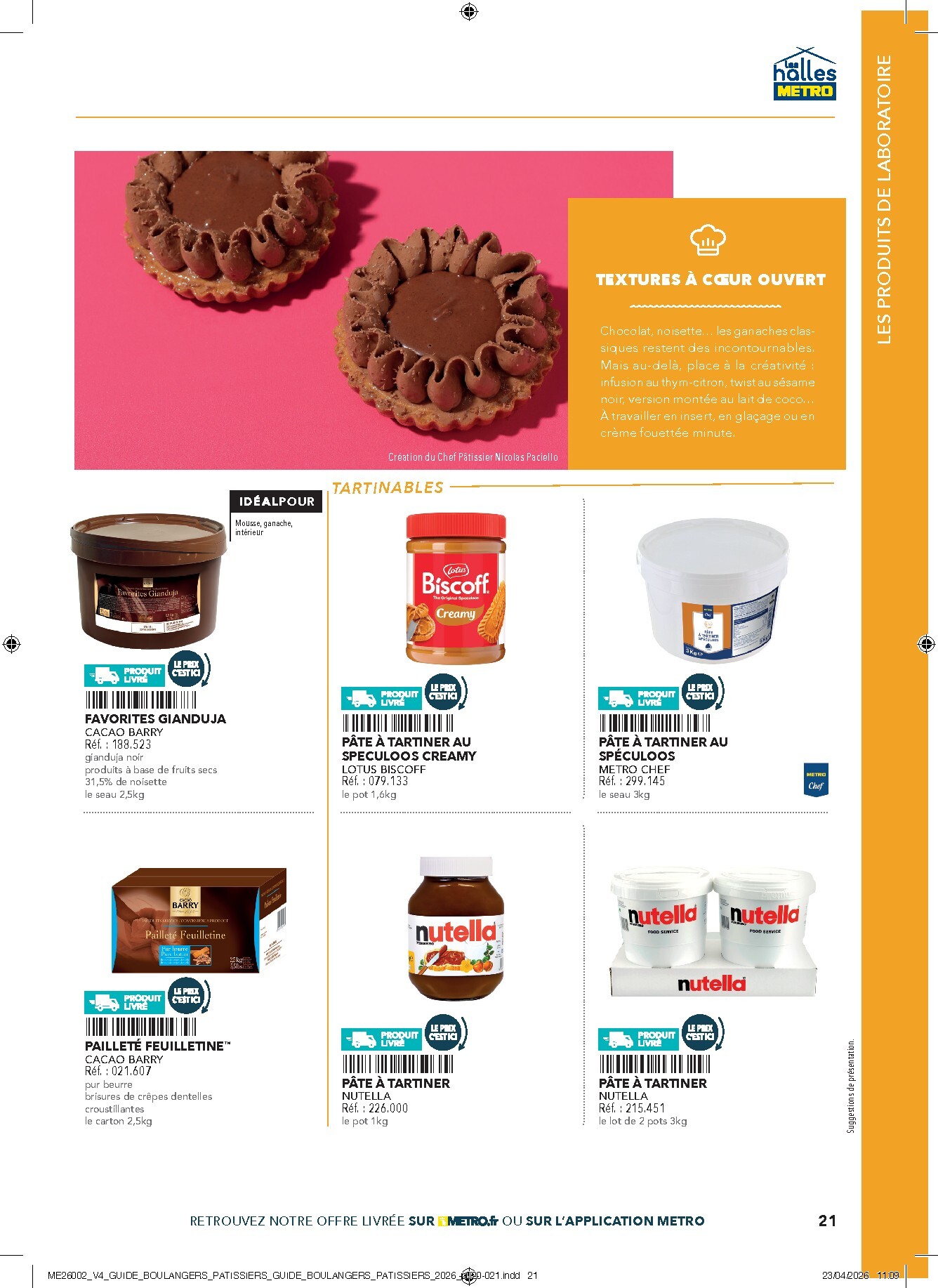 metro - Current Metro - #Boulangers Pâtissiers leaflet valid from de jeudi 30/04/2026 to de jeudi 31/12/2026 - page: 21
