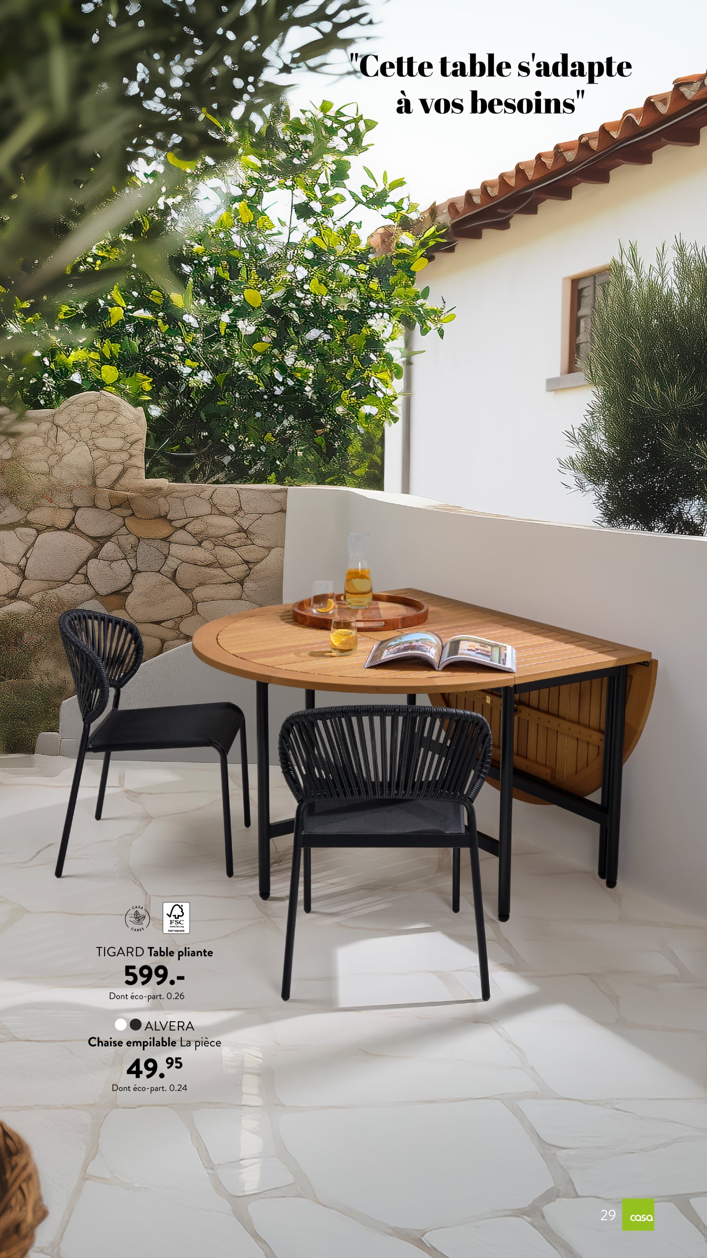 casa - Catalogue Casa - Jardin valable dès 03/03 - 30/09 - page: 29 casa - Catalogue Casa - Jardin valable dès 03/03 - 30/09 - page: 29