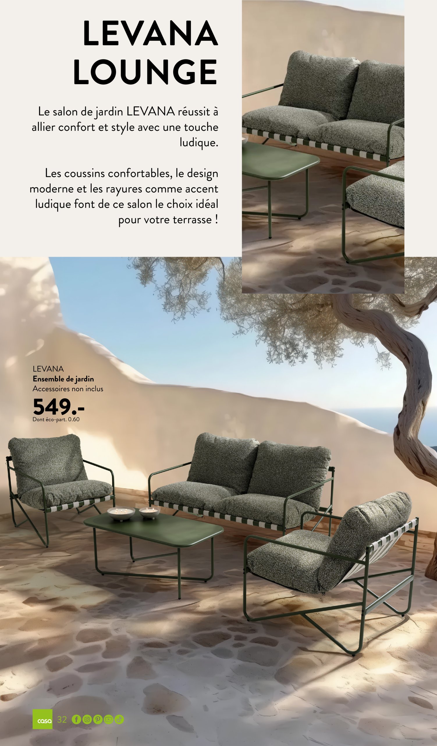 casa - Catalogue Casa - Jardin valable dès 03/03 - 30/09 - page: 32 casa - Catalogue Casa - Jardin valable dès 03/03 - 30/09 - page: 32