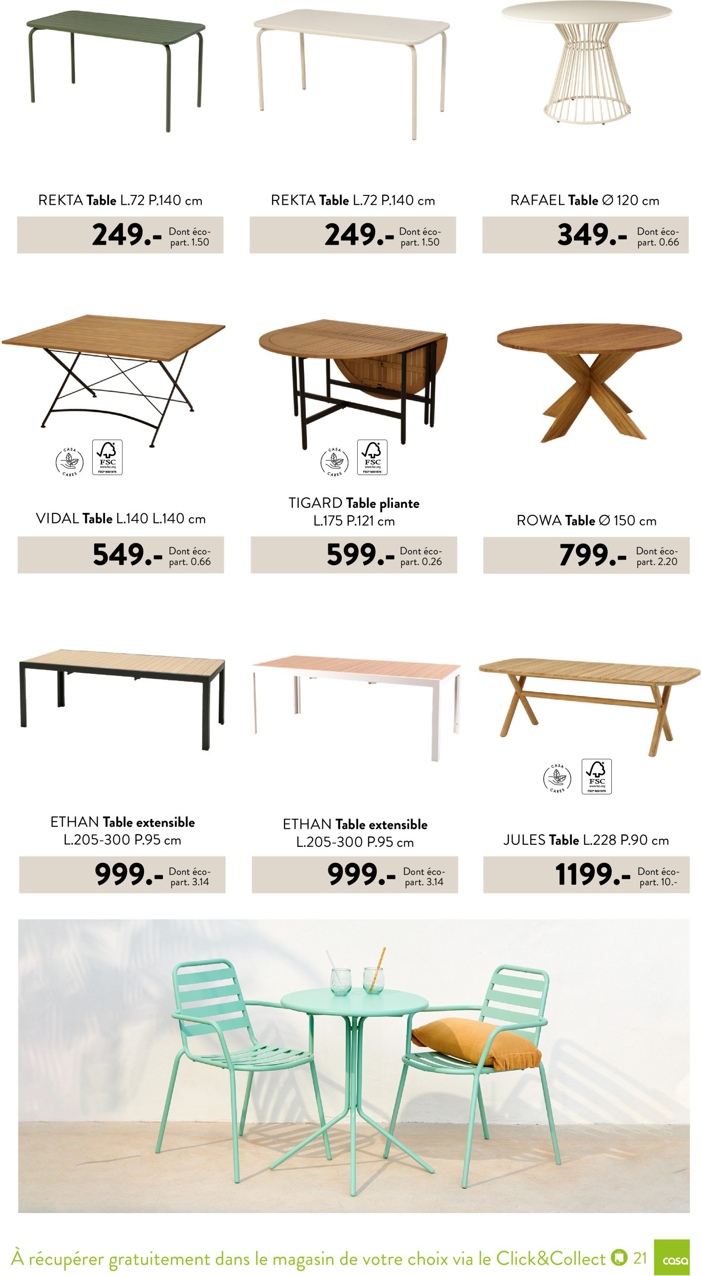casa - Catalogue Casa - Jardin valable dès 03/03 - 30/09 - page: 21 casa - Catalogue Casa - Jardin valable dès 03/03 - 30/09 - page: 21