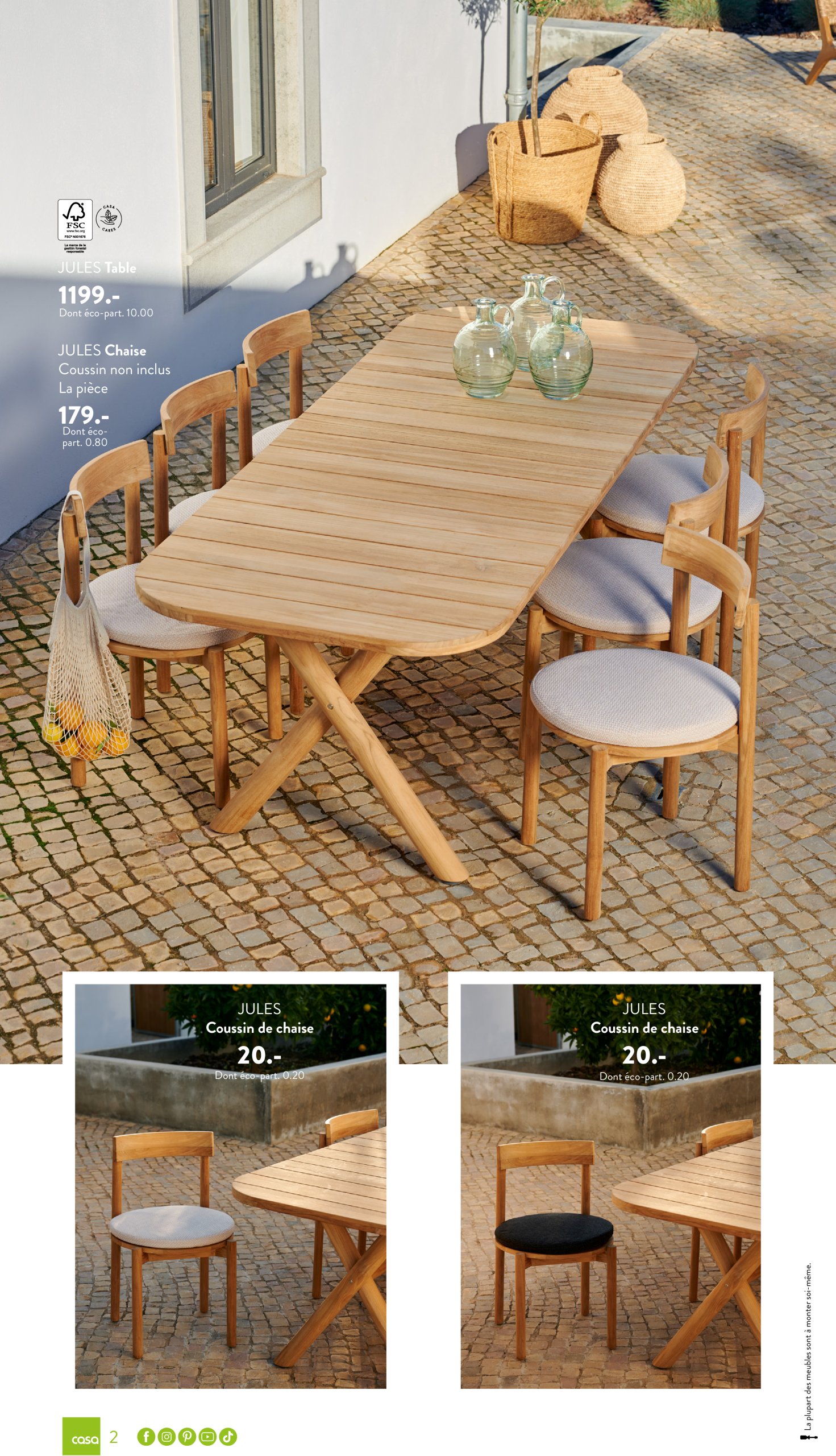 casa - Catalogue Casa - Jardin valable dès 03/03 - 30/09 - page: 2 casa - Catalogue Casa - Jardin valable dès 03/03 - 30/09 - page: 2