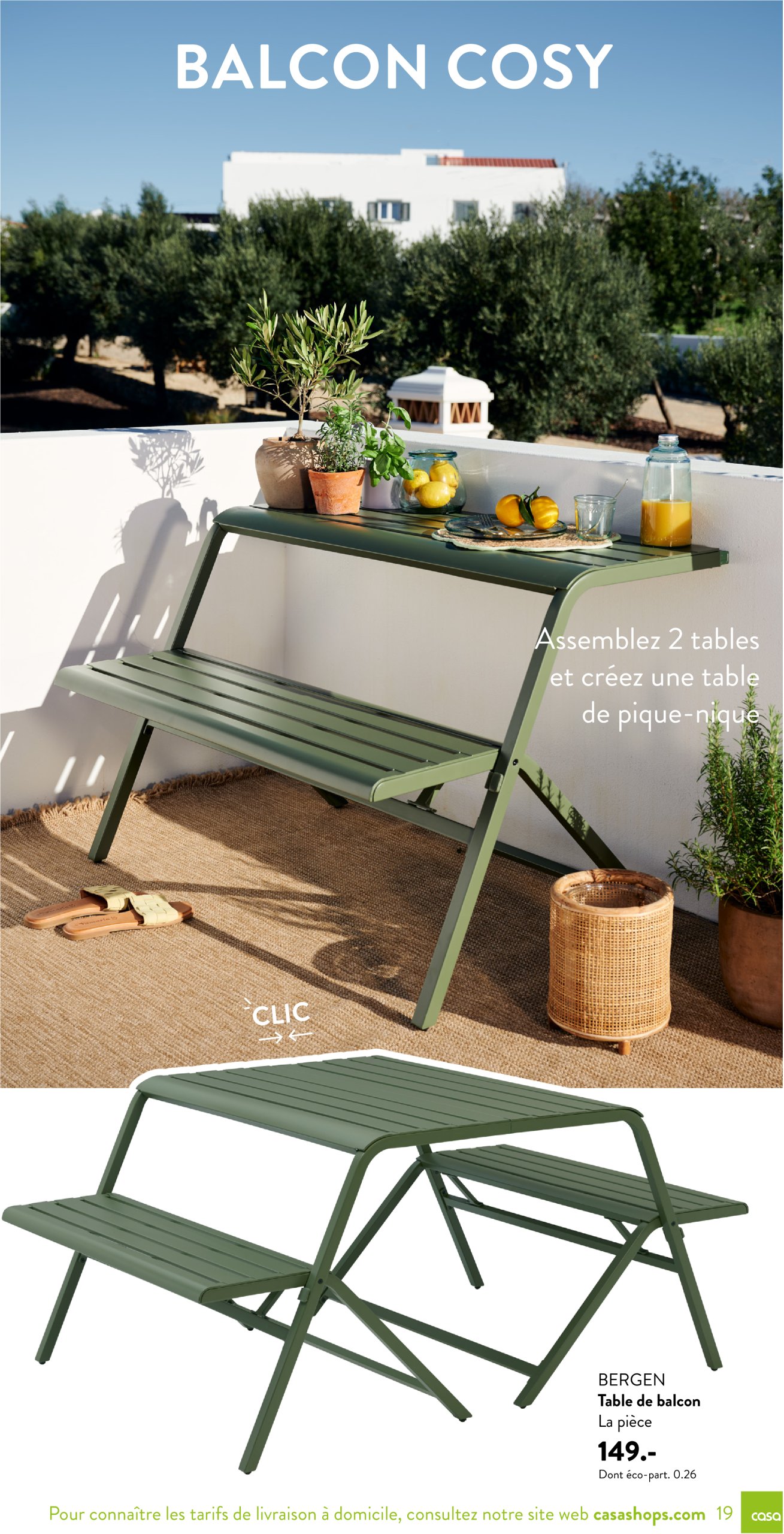 casa - Catalogue Casa - Jardin valable dès 03/03 - 30/09 - page: 19 casa - Catalogue Casa - Jardin valable dès 03/03 - 30/09 - page: 19