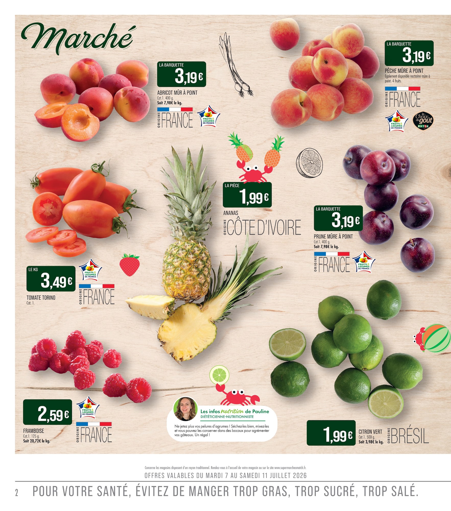 match - Current Match leaflet valid from du mardi 07/07/2026 to du dimanche 19/07/2026 - page: 2