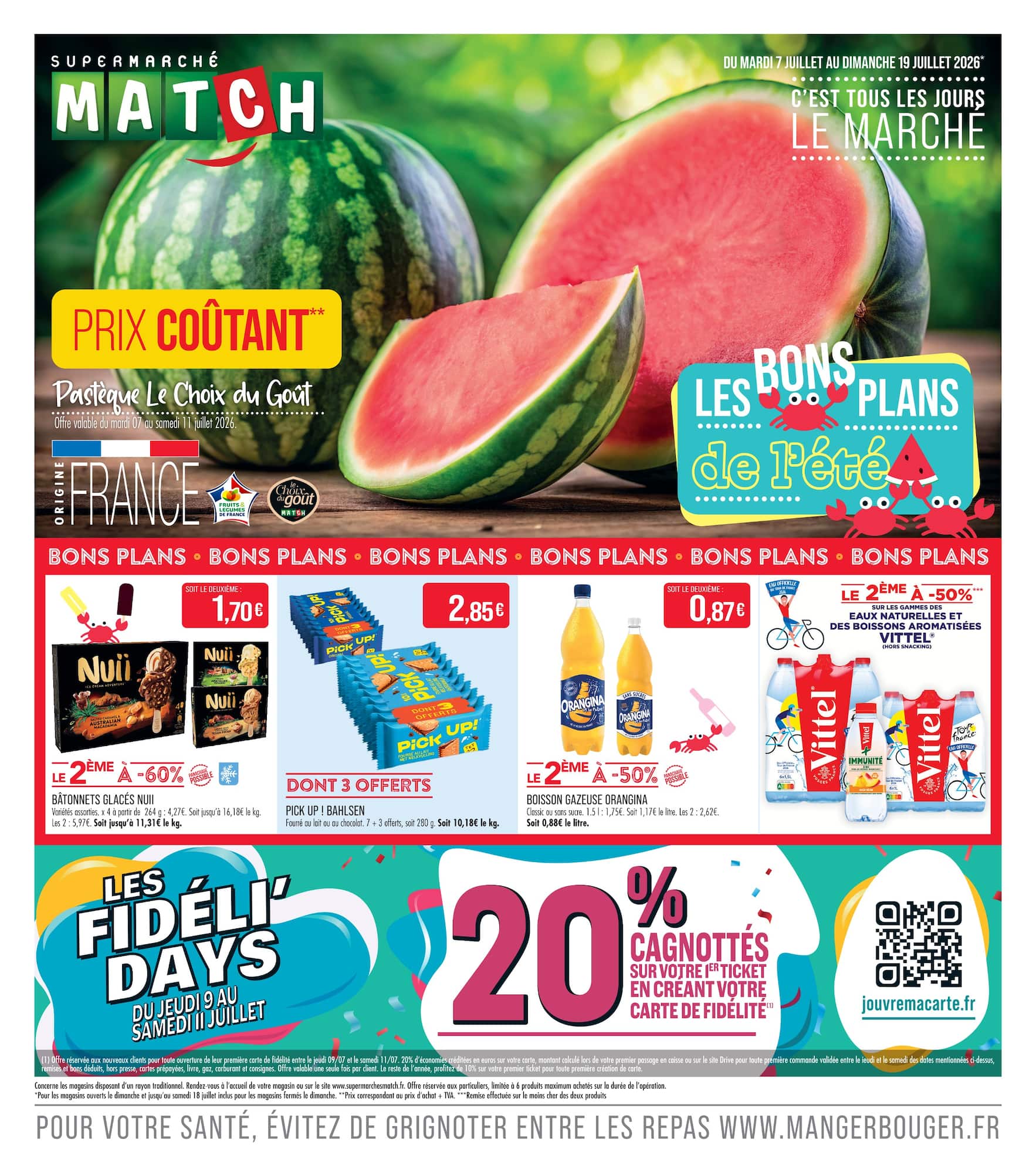 match - Current Match leaflet valid from du mardi 07/07/2026 to du dimanche 19/07/2026