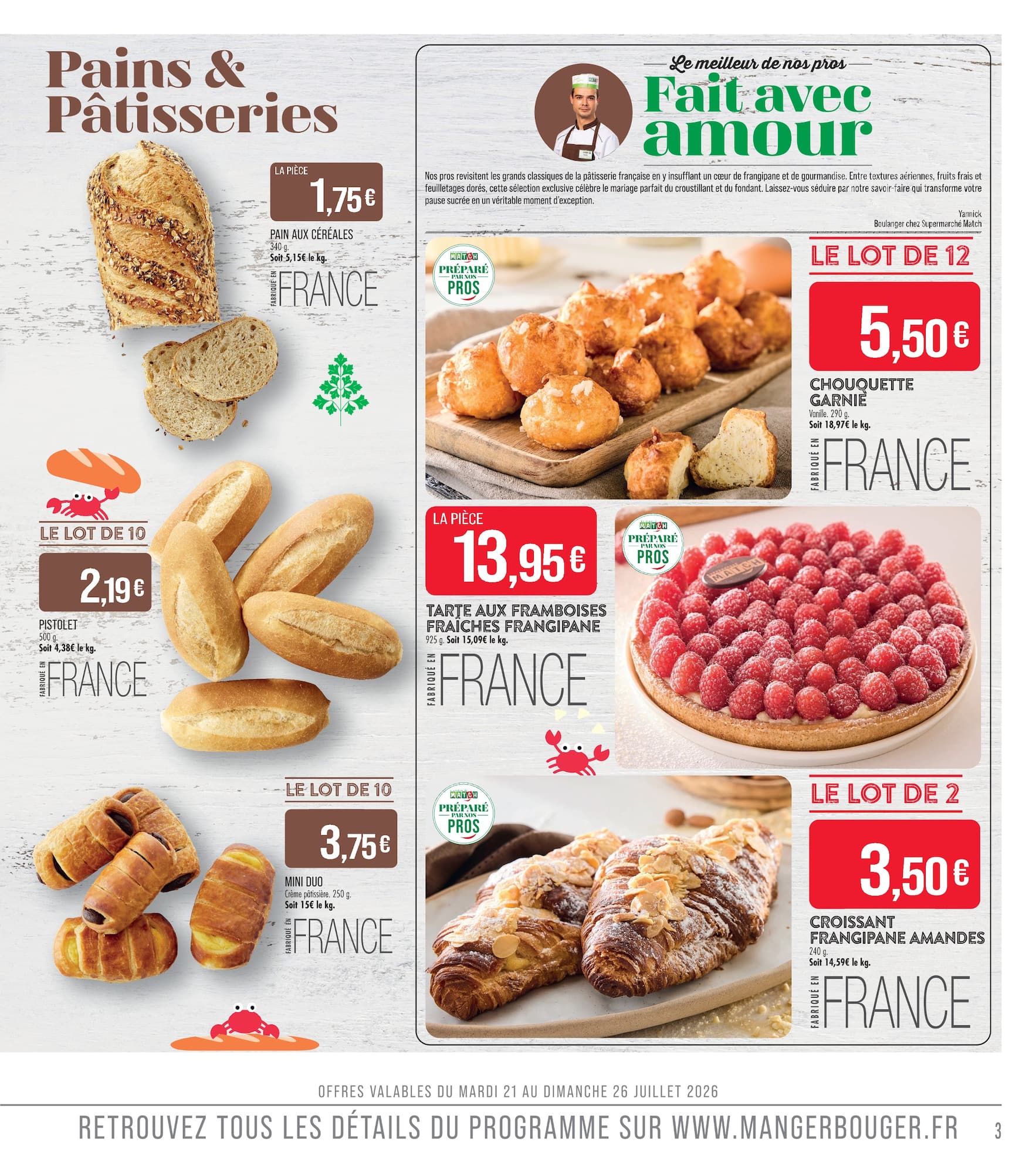 match - Flyer Match - LES BONS PLANS de l'été pour la semaine prochaine du du lundi 20/07/2026 au du dimanche 02/08/2026 - page: 3