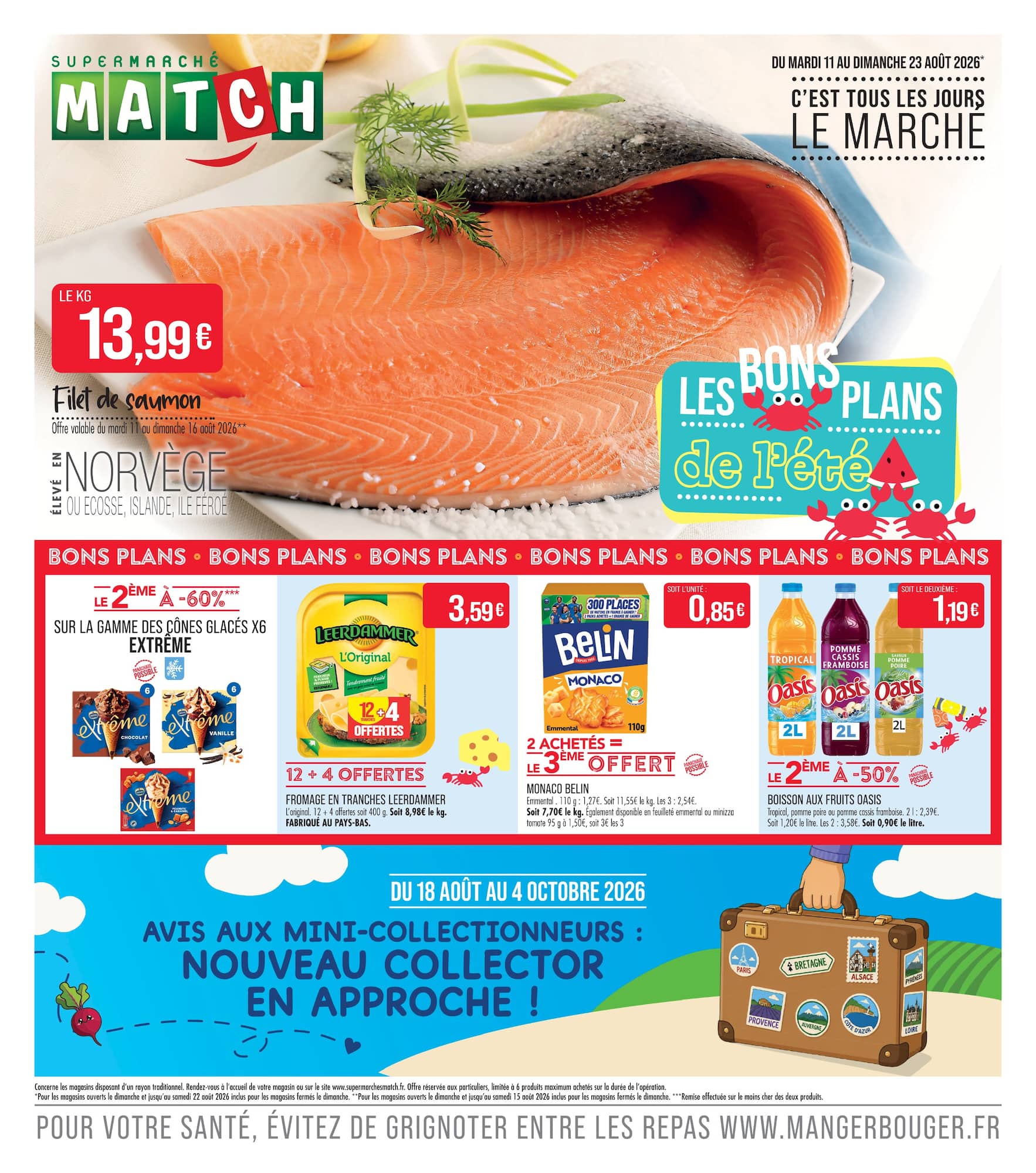 match - Current Match - C'est Tous Les Jours Le Marché leaflet valid from du mardi 11/08/2026 to du dimanche 23/08/2026