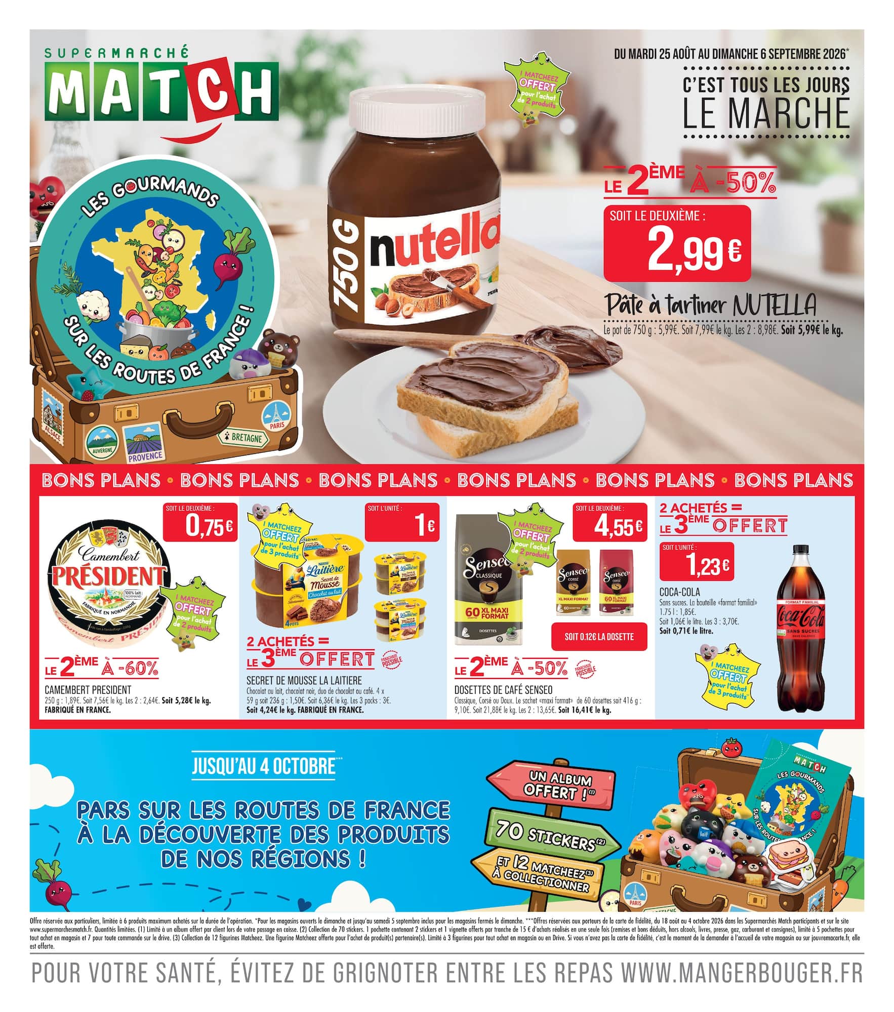 match - Flyer Match pour la semaine prochaine du du mardi 25/08/2026 au du dimanche 06/09/2026