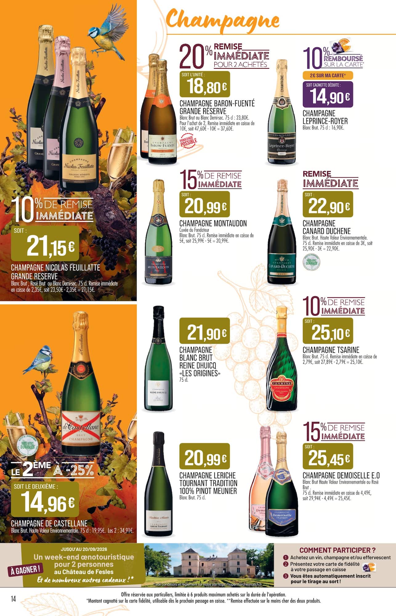 match - Current Match - C'est Tous Les Jours Le Marché leaflet valid from de jeudi 03/09/2026 to du dimanche 20/09/2026 - page: 14