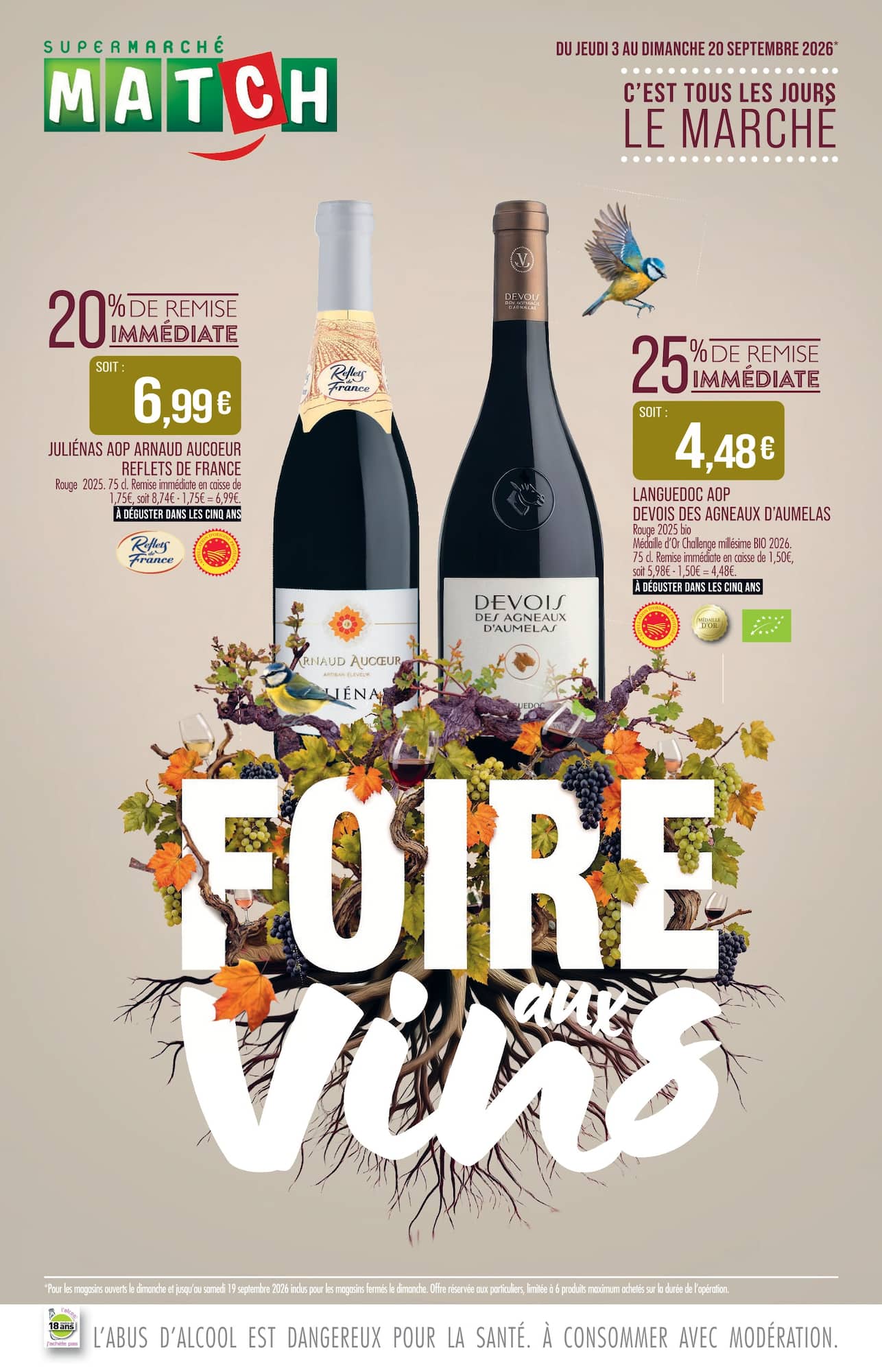 match - Current Match - C'est Tous Les Jours Le Marché leaflet valid from de jeudi 03/09/2026 to du dimanche 20/09/2026