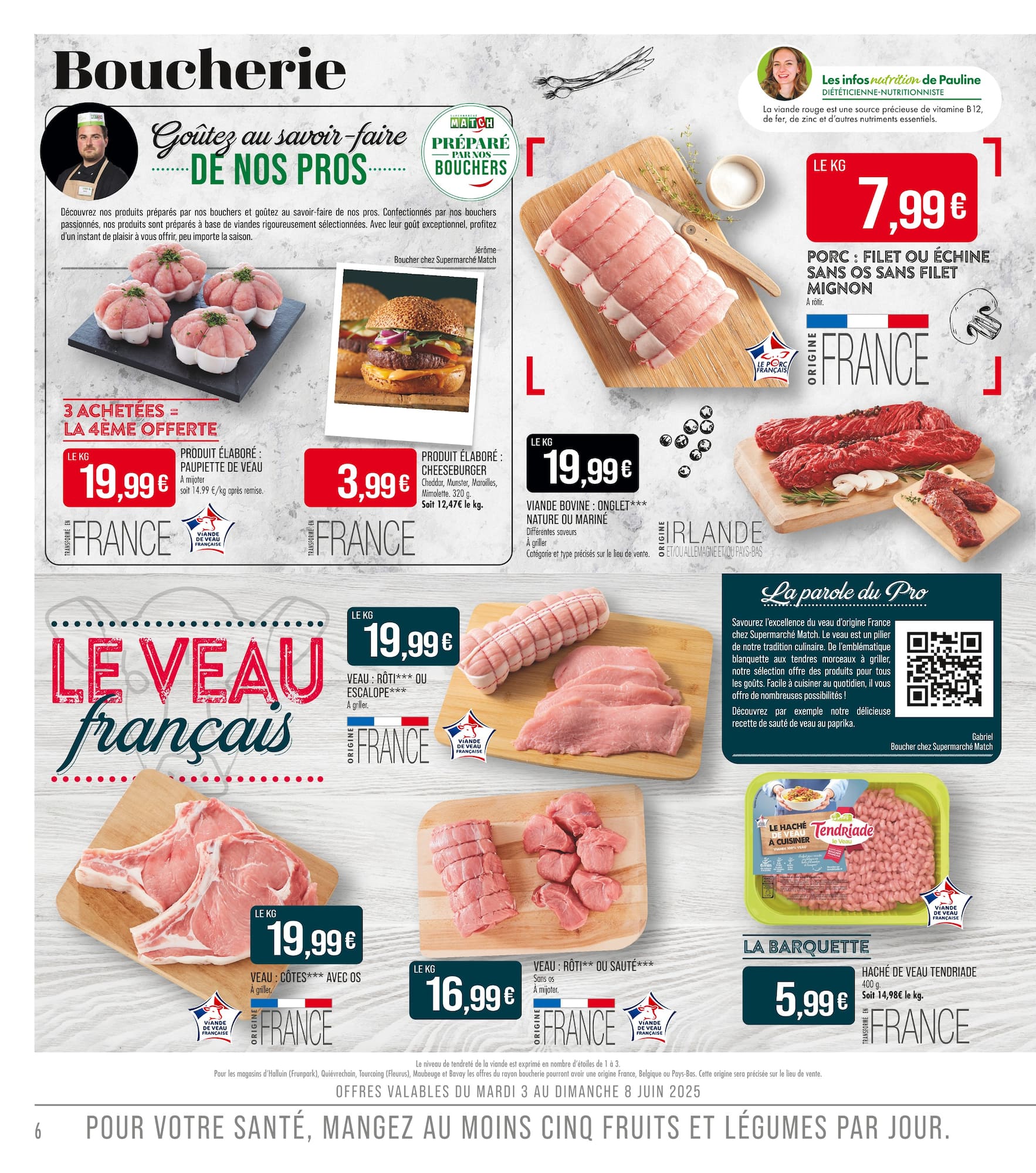 match - Catalogue Match valable dès 03/06 - 15/06 - page: 6