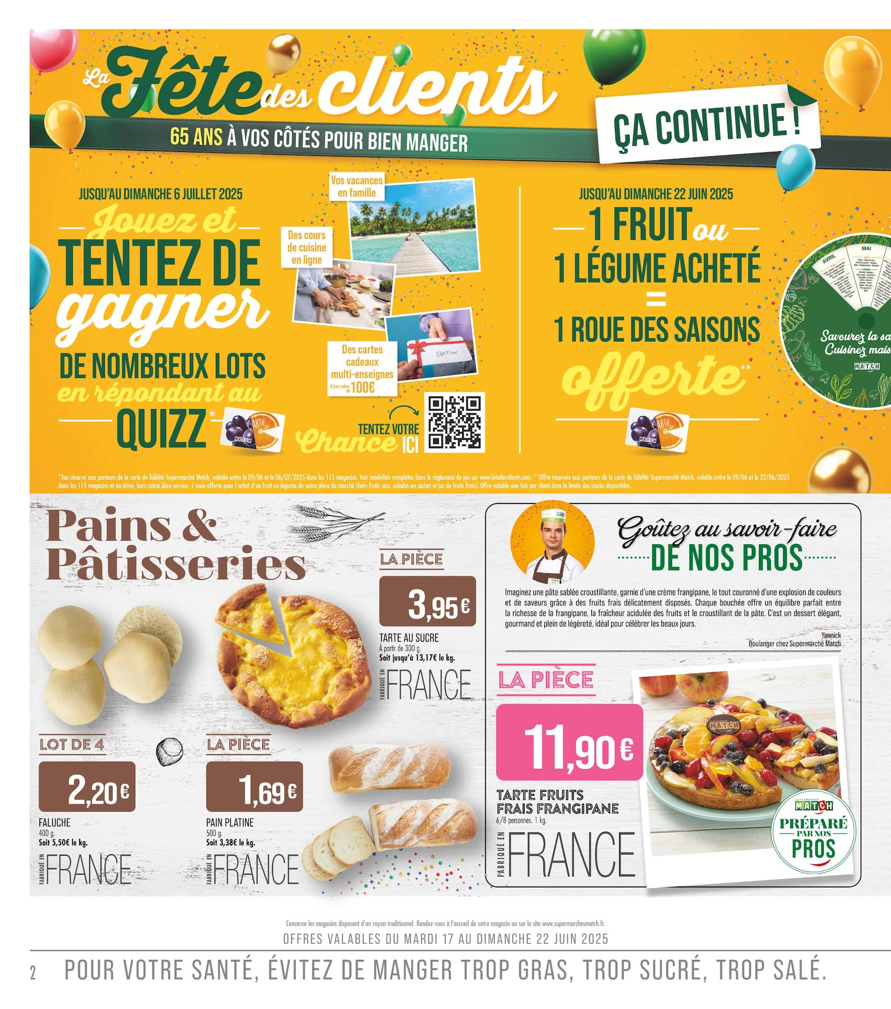 match - Catalogue Match - La Fête des clients valable du 17/06 au 29/06 - page: 2