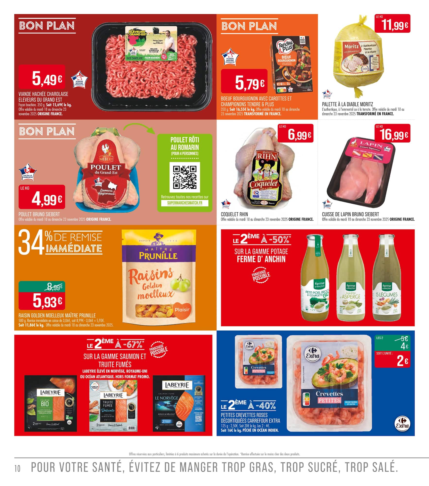match - Catalogue Match valable du 18/11 au 30/11 - page: 10