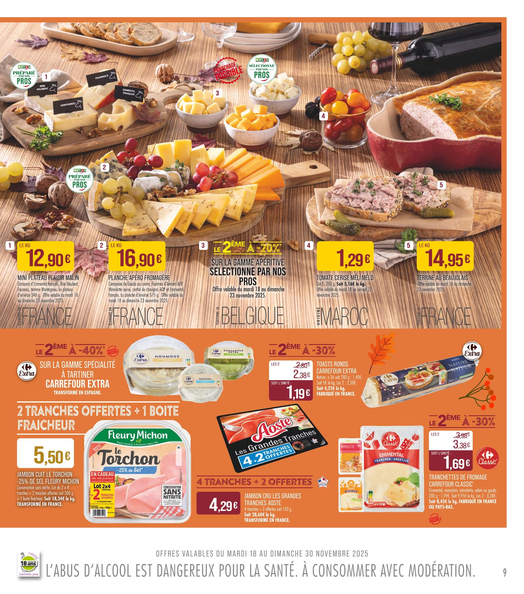 match - Catalogue Match valable du 18/11 au 30/11 - page: 9