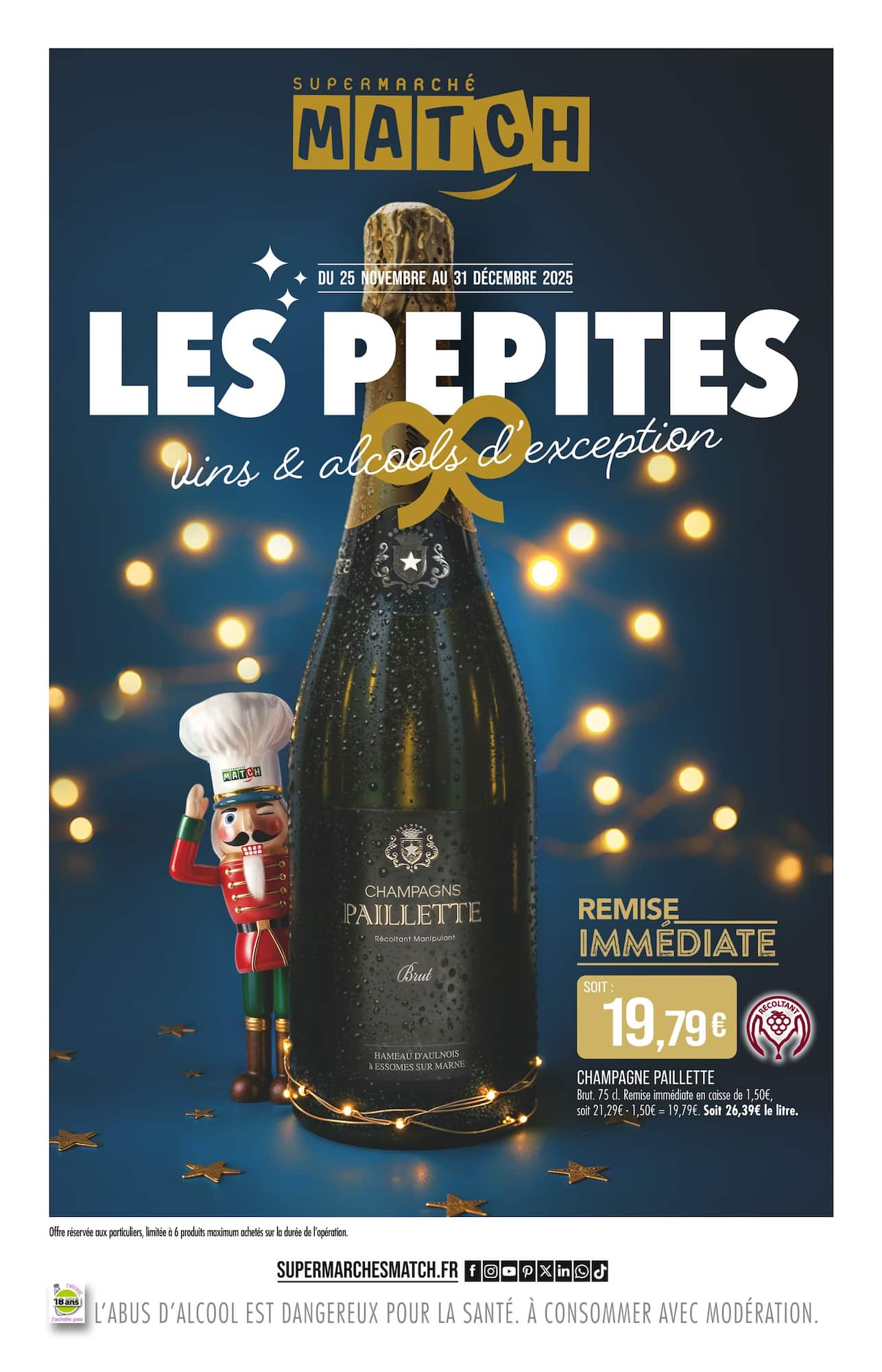match - Catalogue Match - LES PEPITES vins & alcools d'exception valable du 24/11 au 31/12