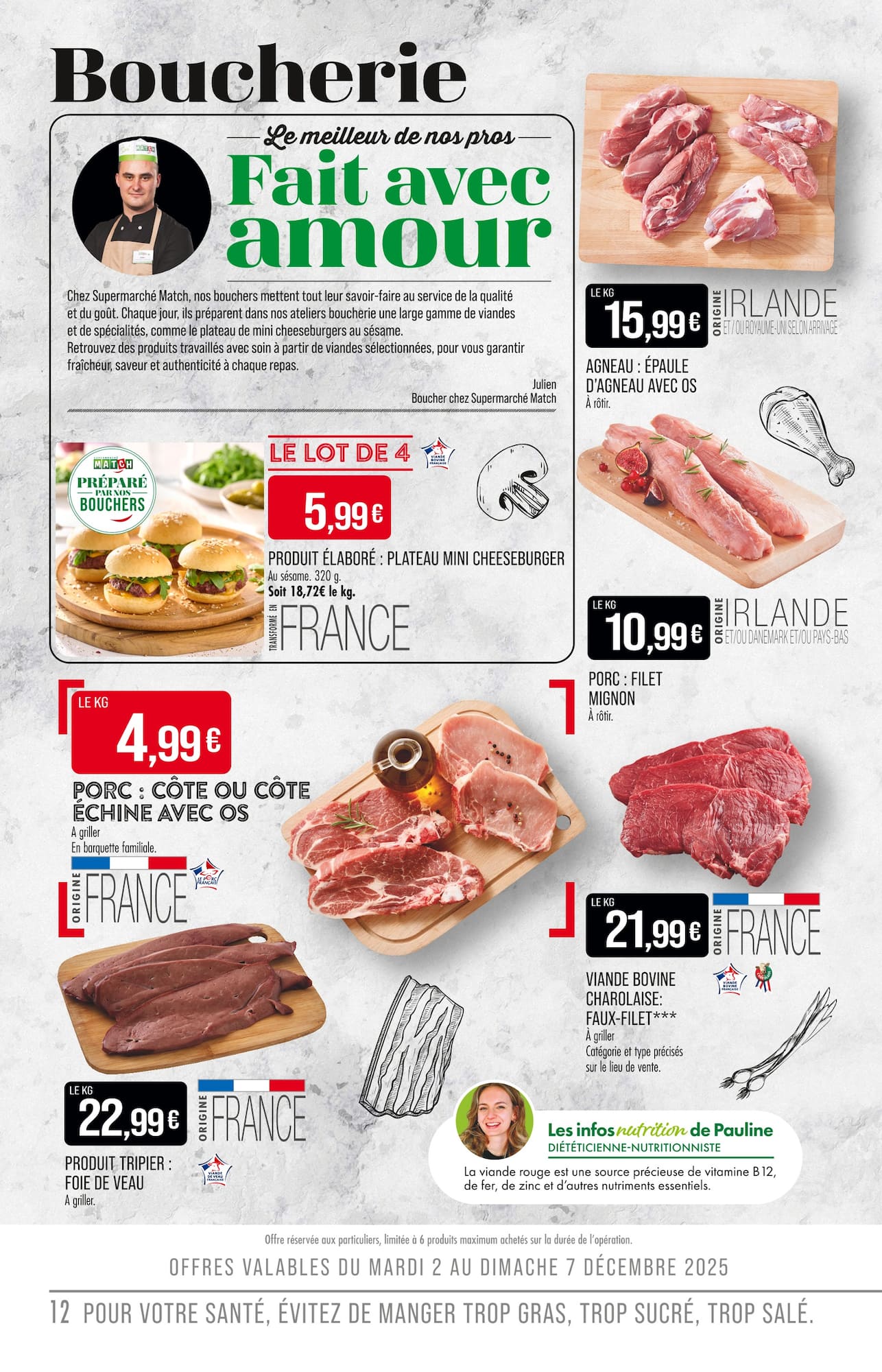 match - Catalogue Match valable du 02/12 au 14/12 - page: 12