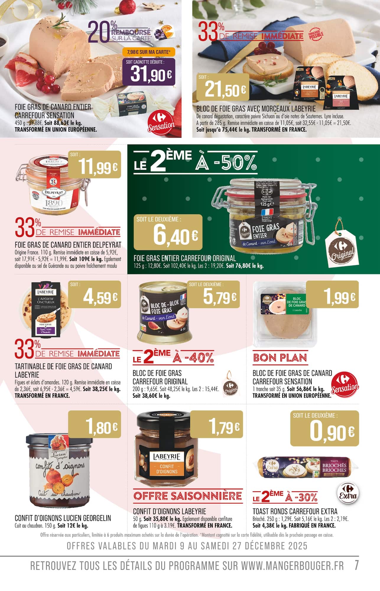 match - Catalogue Match valable du 09/12 au 27/12 - page: 7